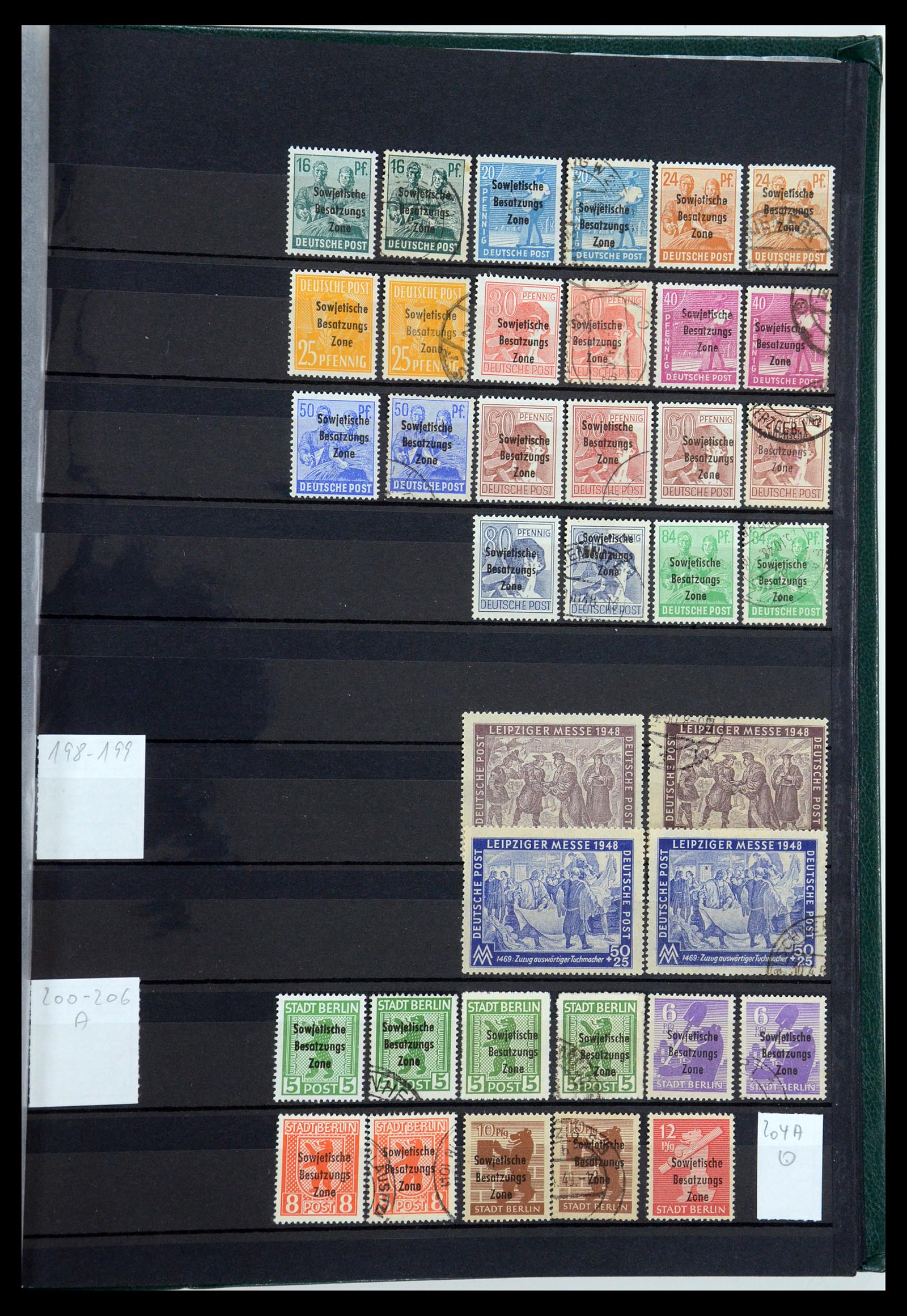 35762 044 - Postzegelverzameling 35762 Duitse Zones 1945-1949.