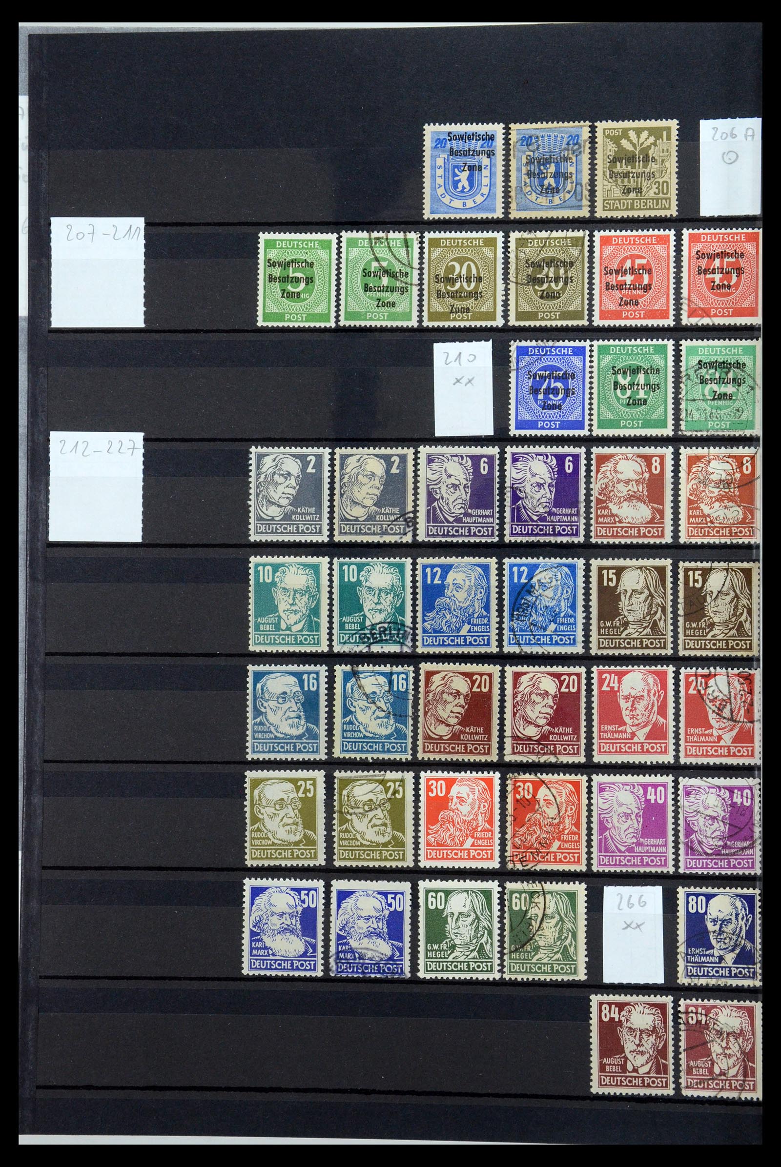 35762 045 - Postzegelverzameling 35762 Duitse Zones 1945-1949.