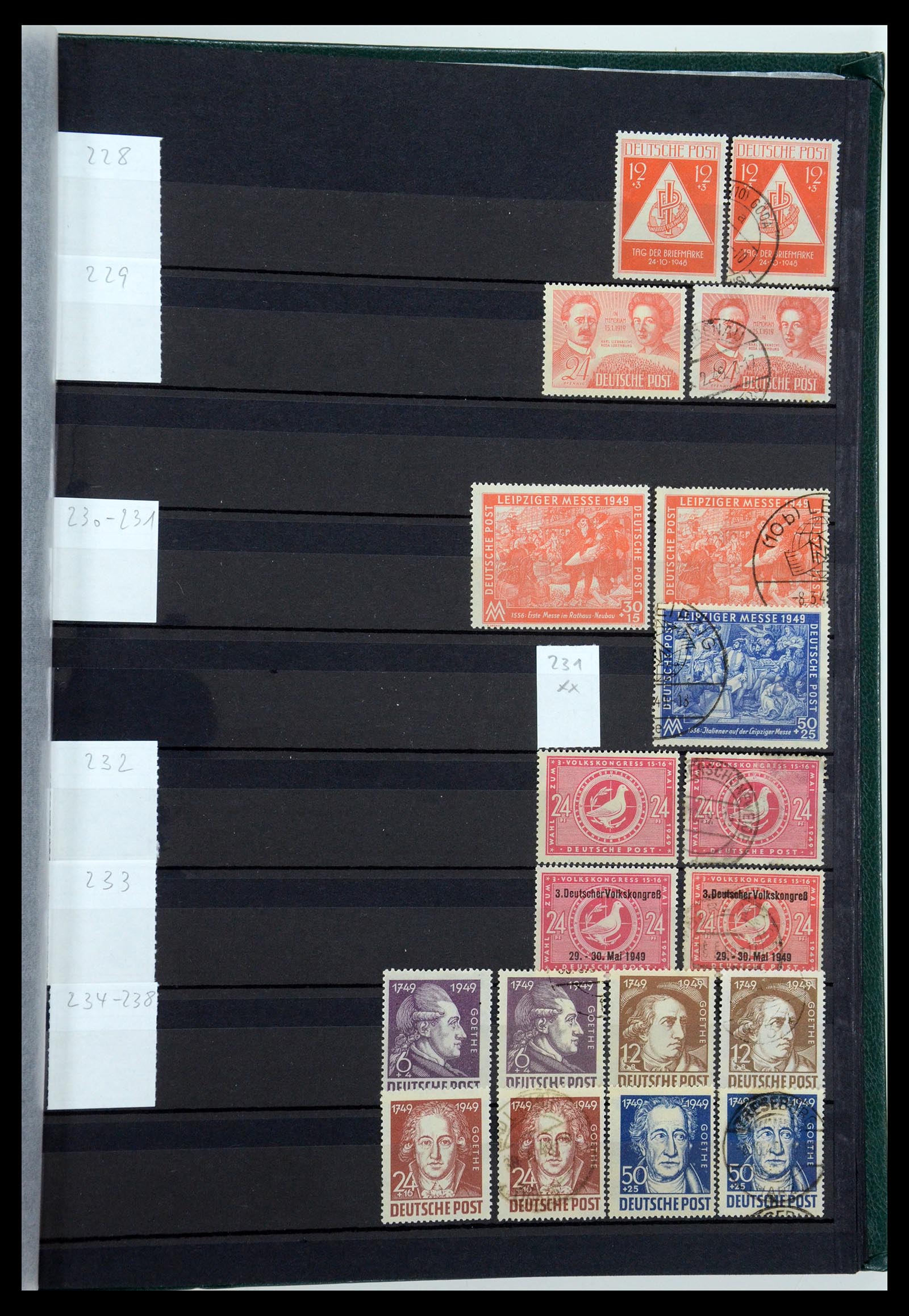 35762 046 - Postzegelverzameling 35762 Duitse Zones 1945-1949.