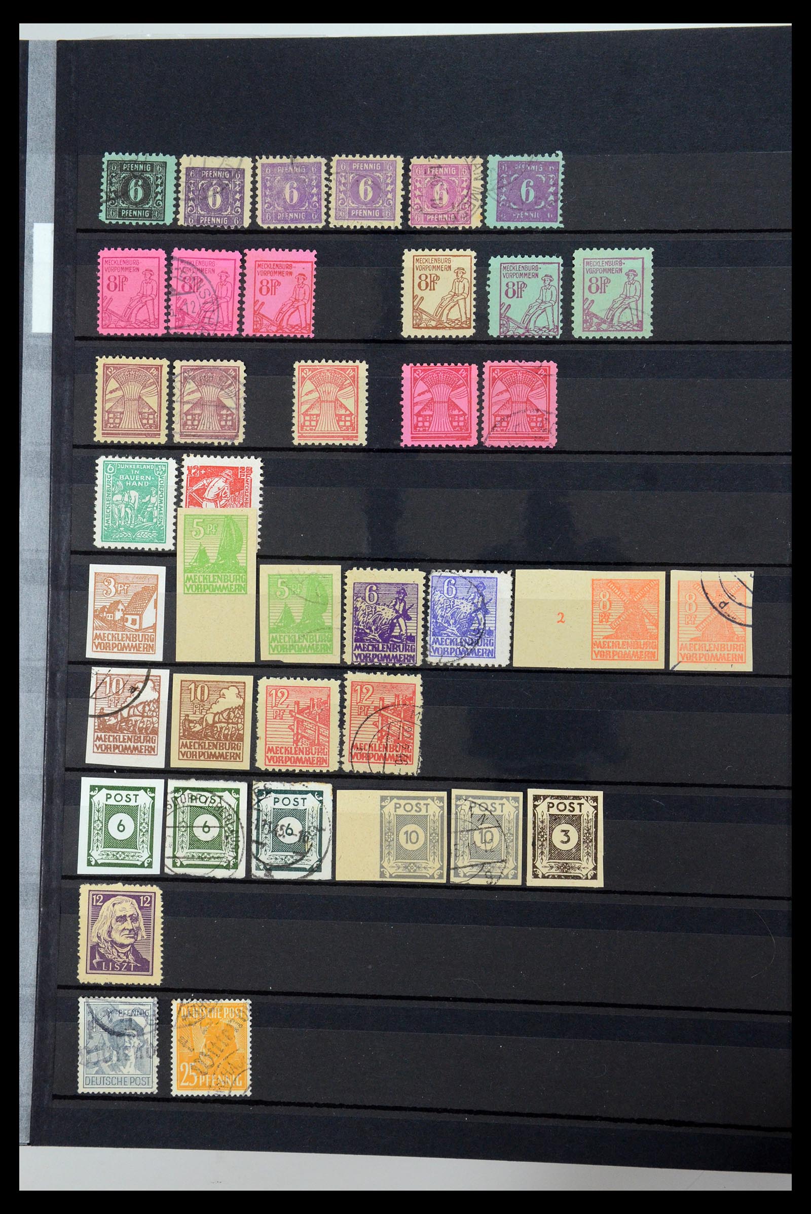 35762 049 - Postzegelverzameling 35762 Duitse Zones 1945-1949.