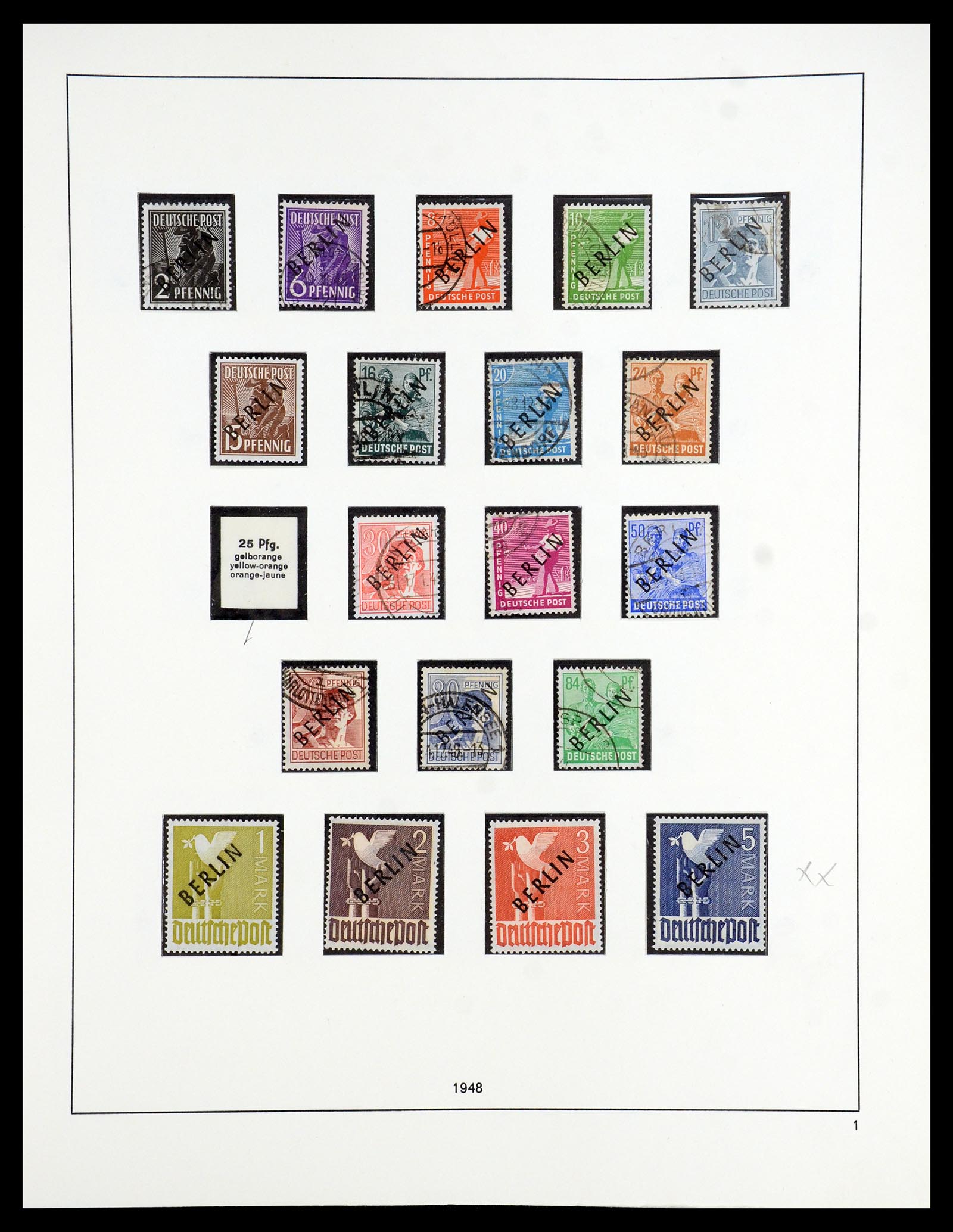 35766 001 - Stamp Collection 35766 Berlin 1948-1990.