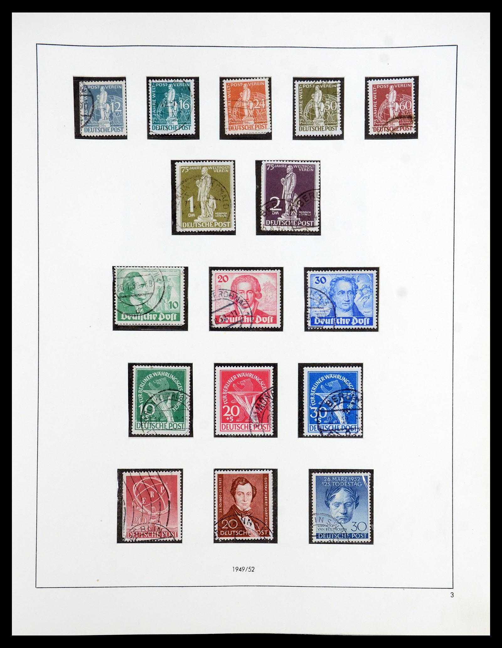 35766 003 - Postzegelverzameling 35766 Berlijn 1948-1990.