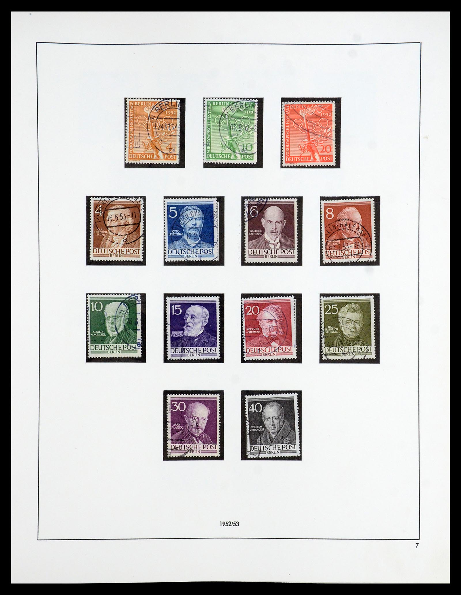 35766 007 - Postzegelverzameling 35766 Berlijn 1948-1990.