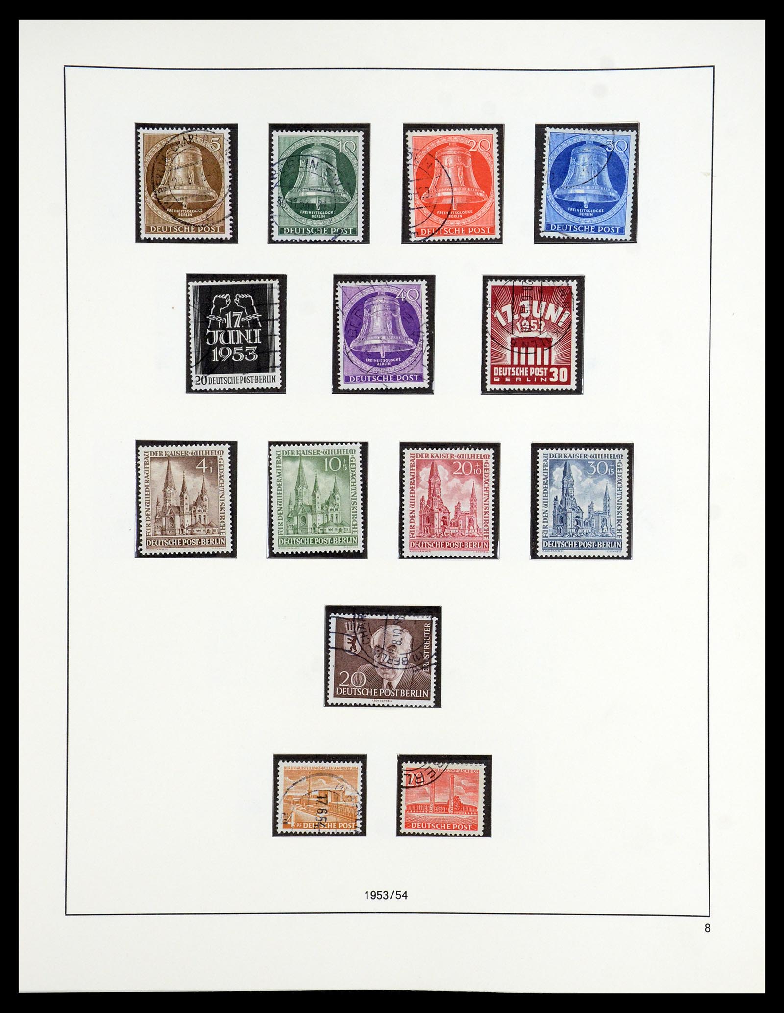 35766 008 - Postzegelverzameling 35766 Berlijn 1948-1990.