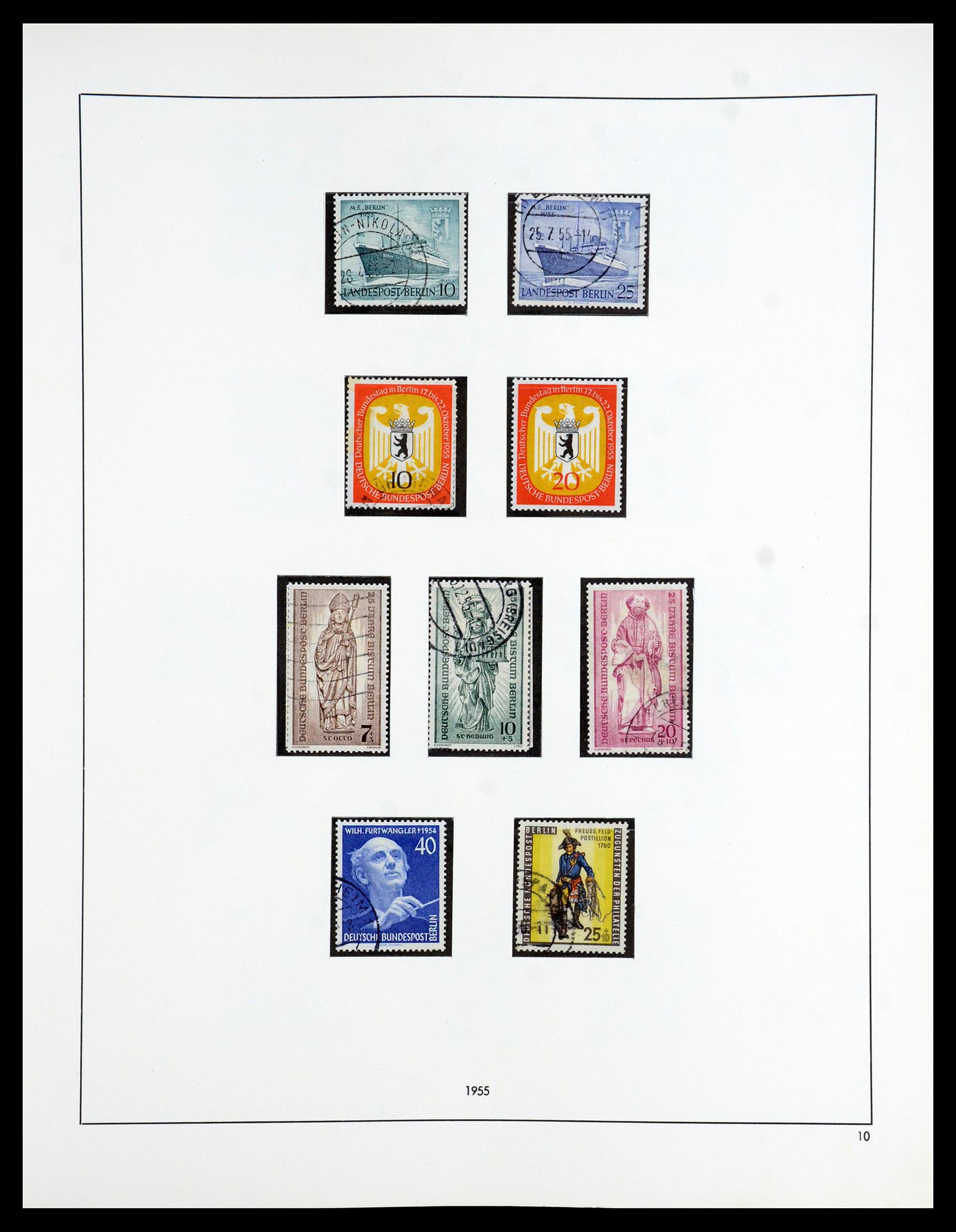 35766 010 - Postzegelverzameling 35766 Berlijn 1948-1990.