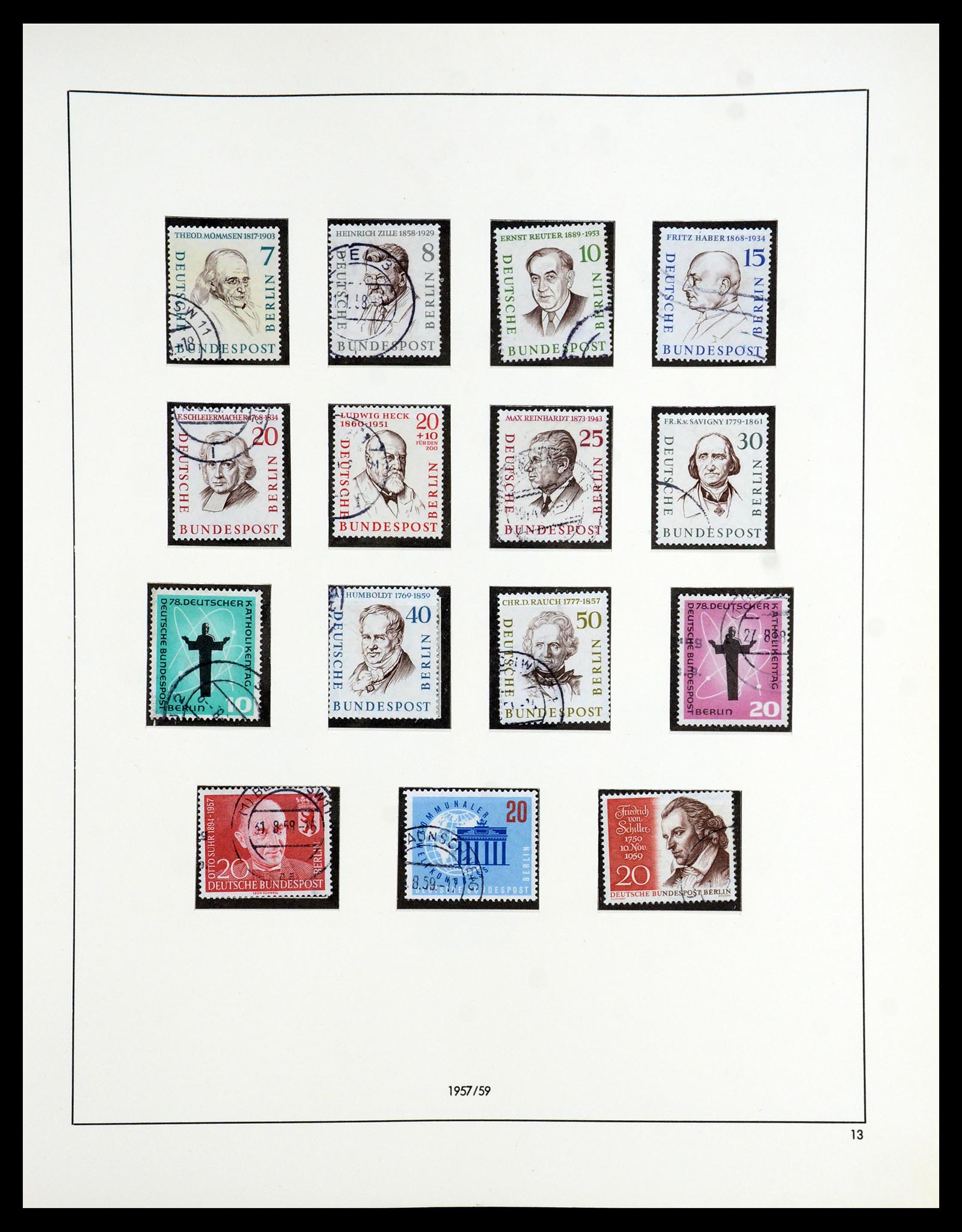 35766 013 - Postzegelverzameling 35766 Berlijn 1948-1990.