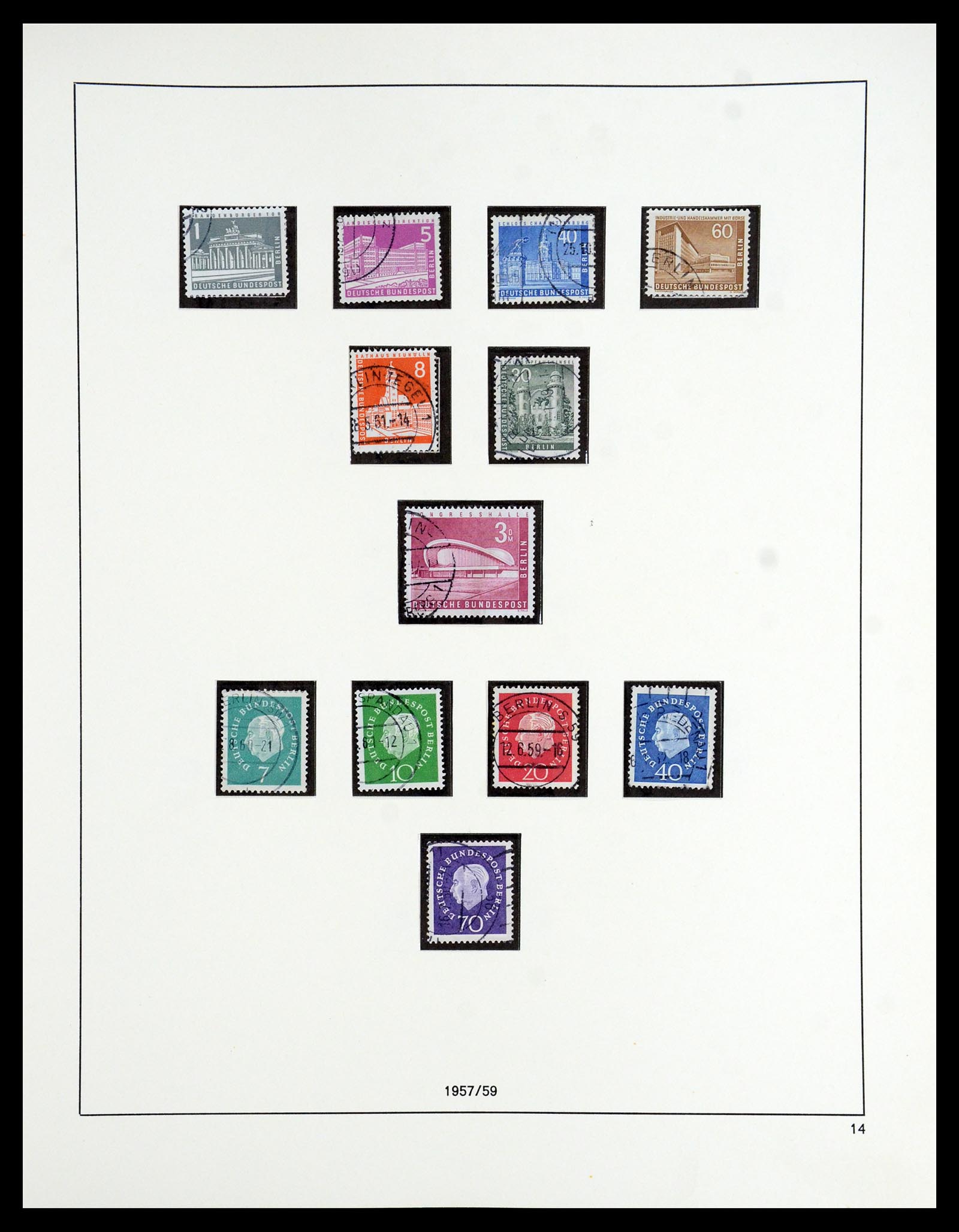 35766 014 - Postzegelverzameling 35766 Berlijn 1948-1990.