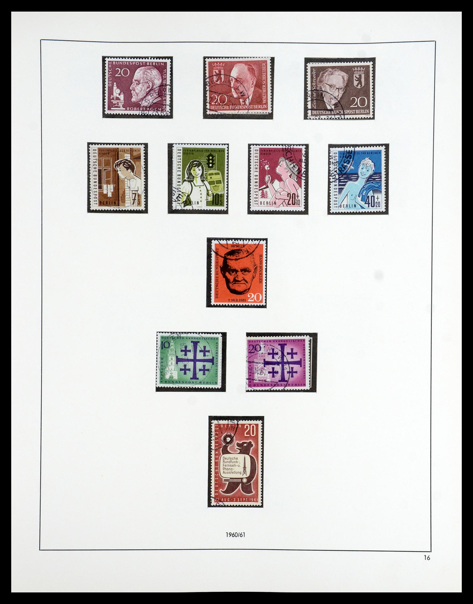 35766 016 - Postzegelverzameling 35766 Berlijn 1948-1990.