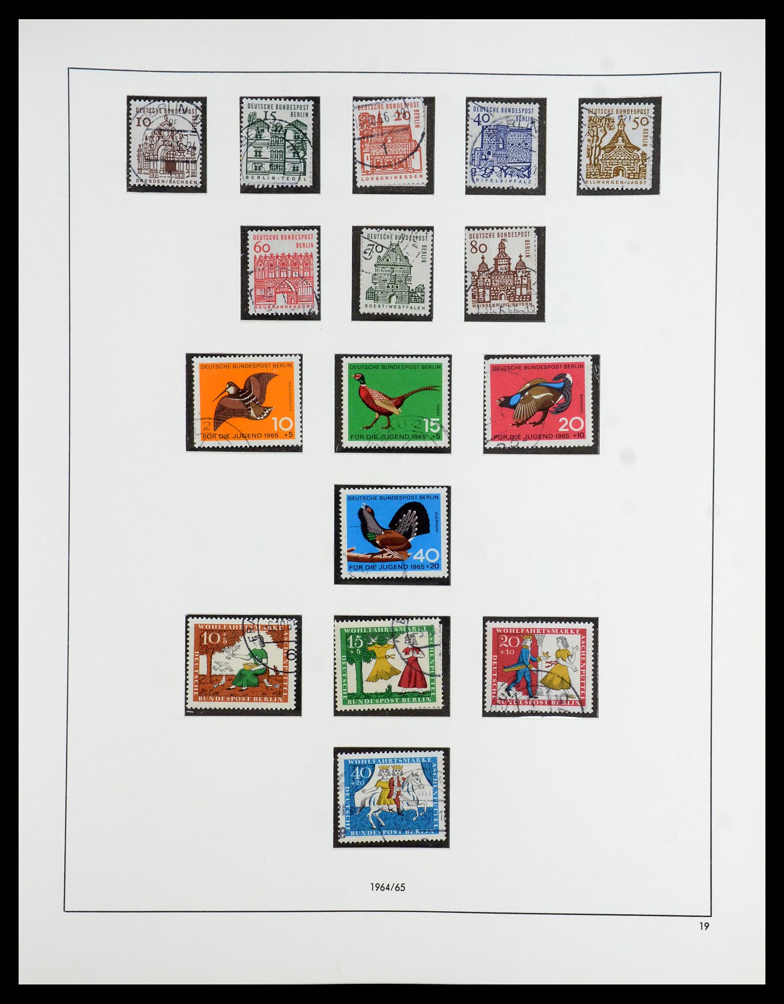 35766 019 - Postzegelverzameling 35766 Berlijn 1948-1990.