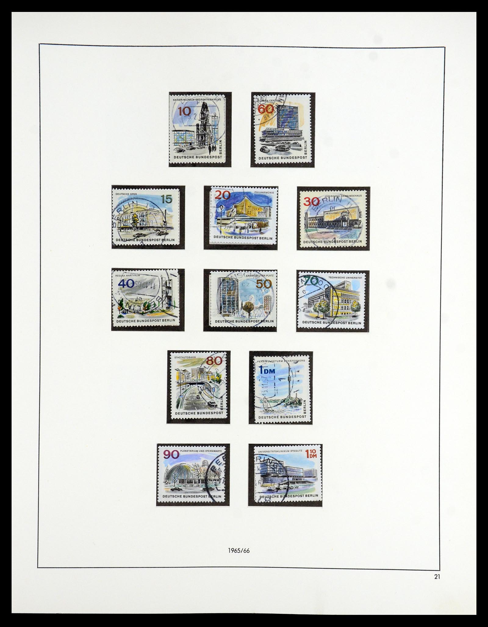 35766 021 - Postzegelverzameling 35766 Berlijn 1948-1990.