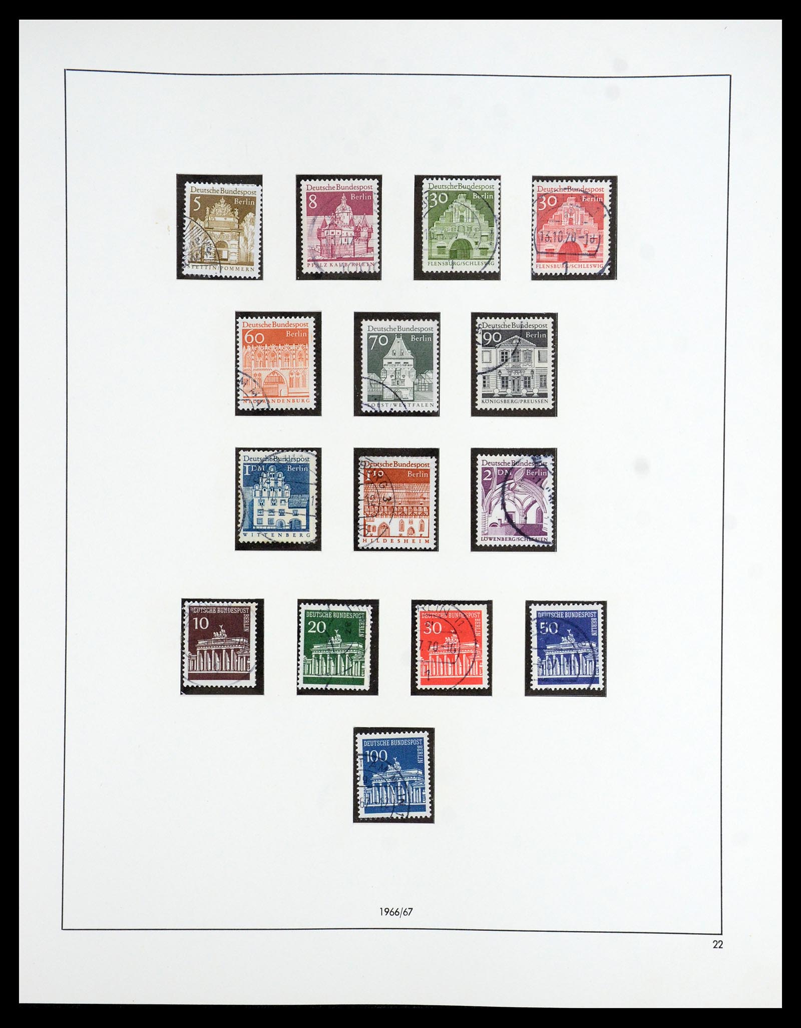 35766 022 - Postzegelverzameling 35766 Berlijn 1948-1990.