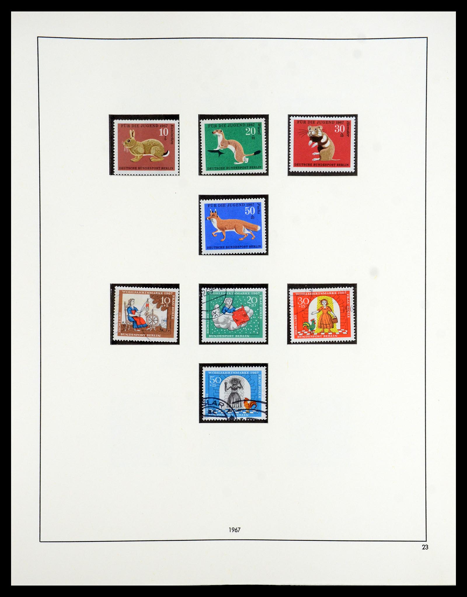 35766 023 - Postzegelverzameling 35766 Berlijn 1948-1990.
