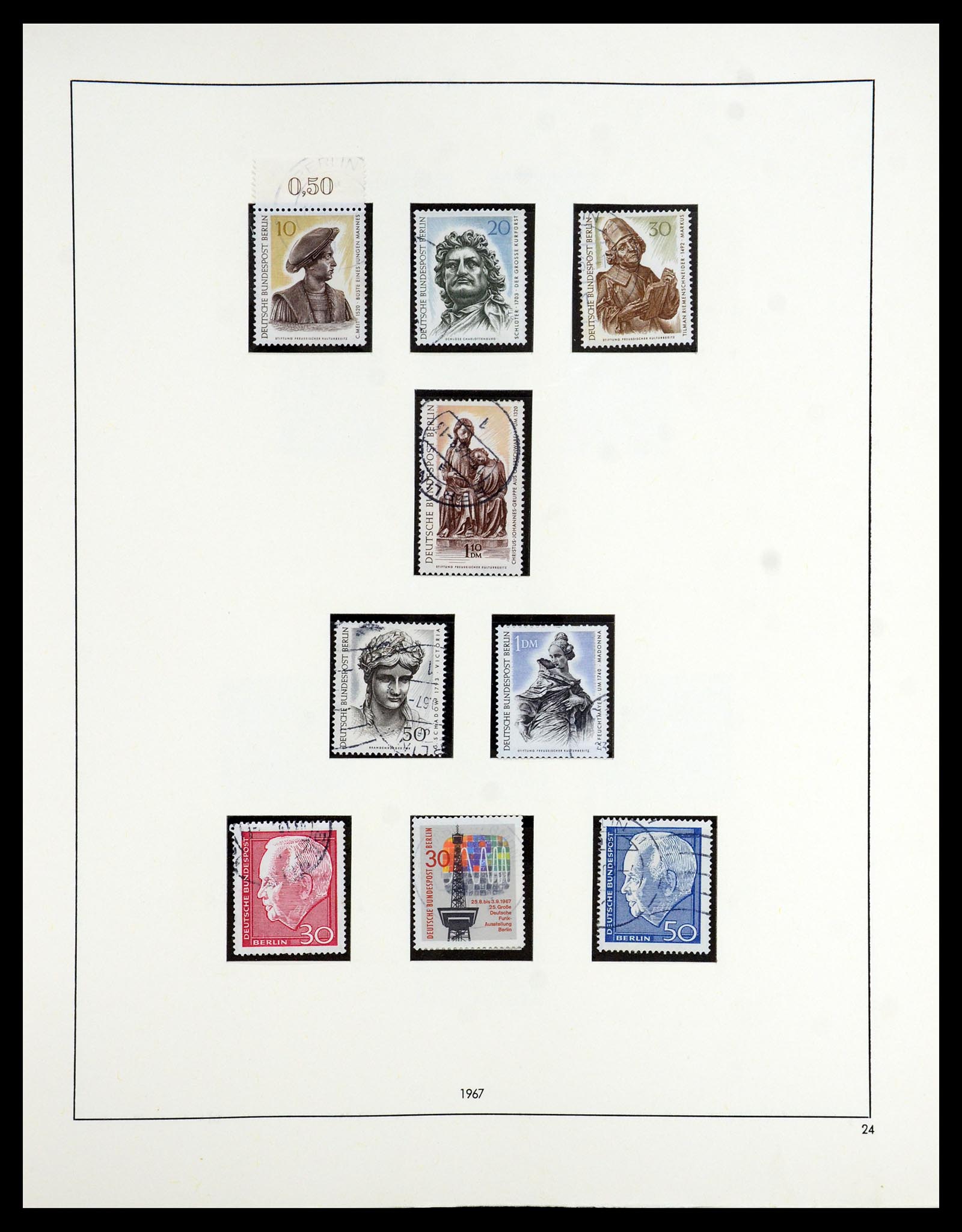 35766 024 - Postzegelverzameling 35766 Berlijn 1948-1990.