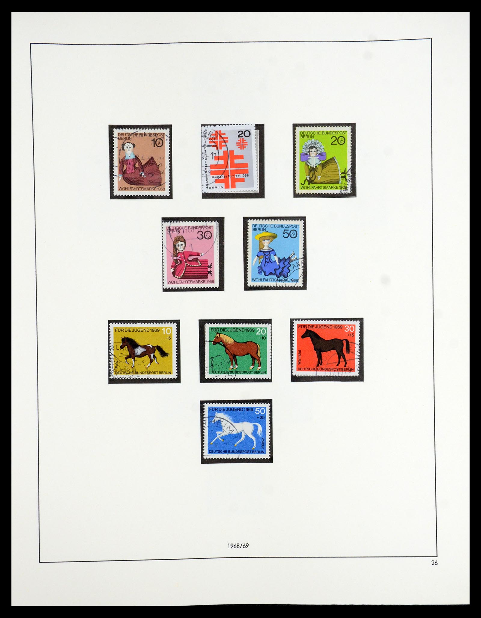 35766 026 - Postzegelverzameling 35766 Berlijn 1948-1990.