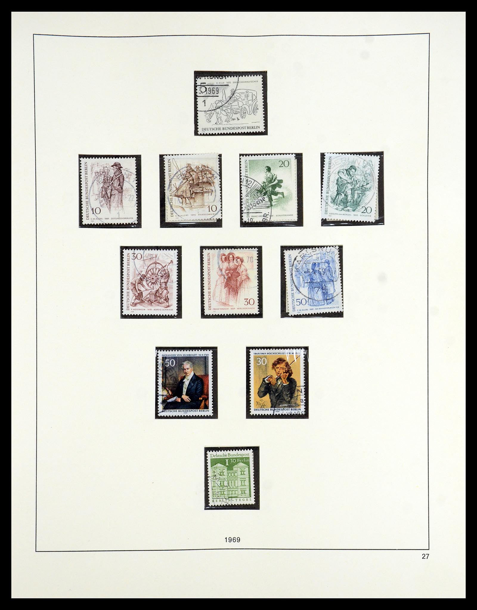 35766 027 - Postzegelverzameling 35766 Berlijn 1948-1990.