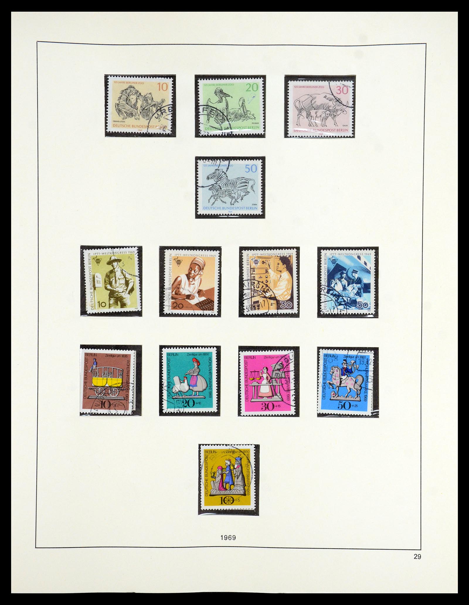 35766 029 - Postzegelverzameling 35766 Berlijn 1948-1990.