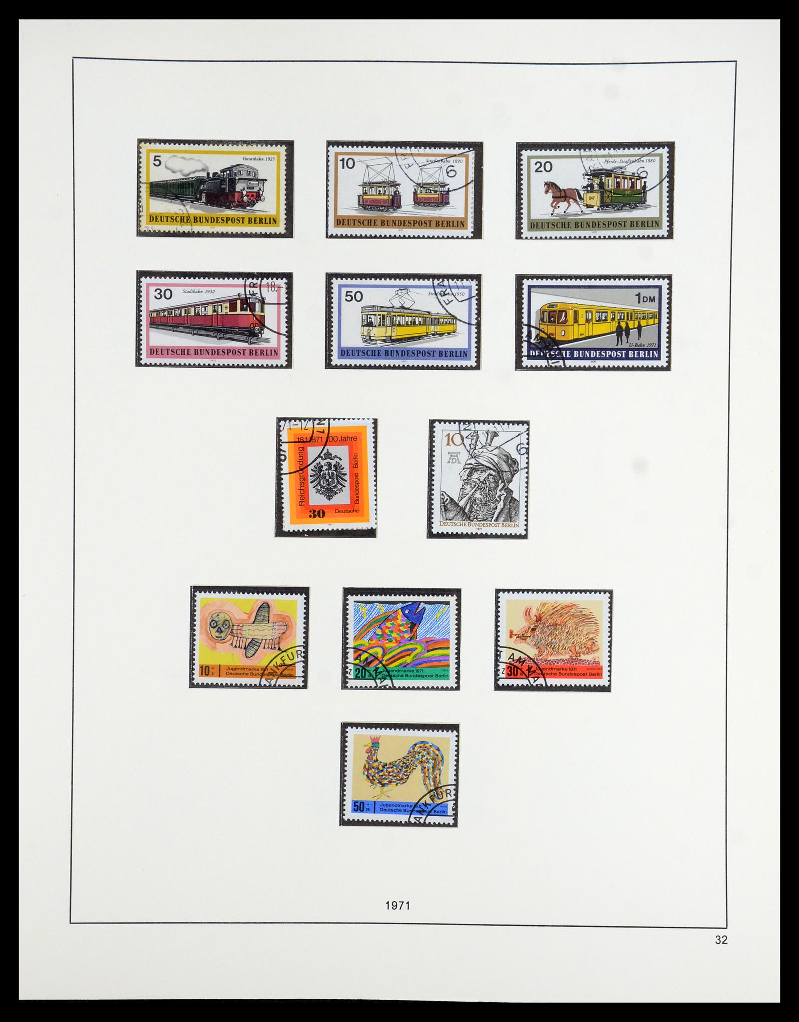 35766 032 - Postzegelverzameling 35766 Berlijn 1948-1990.