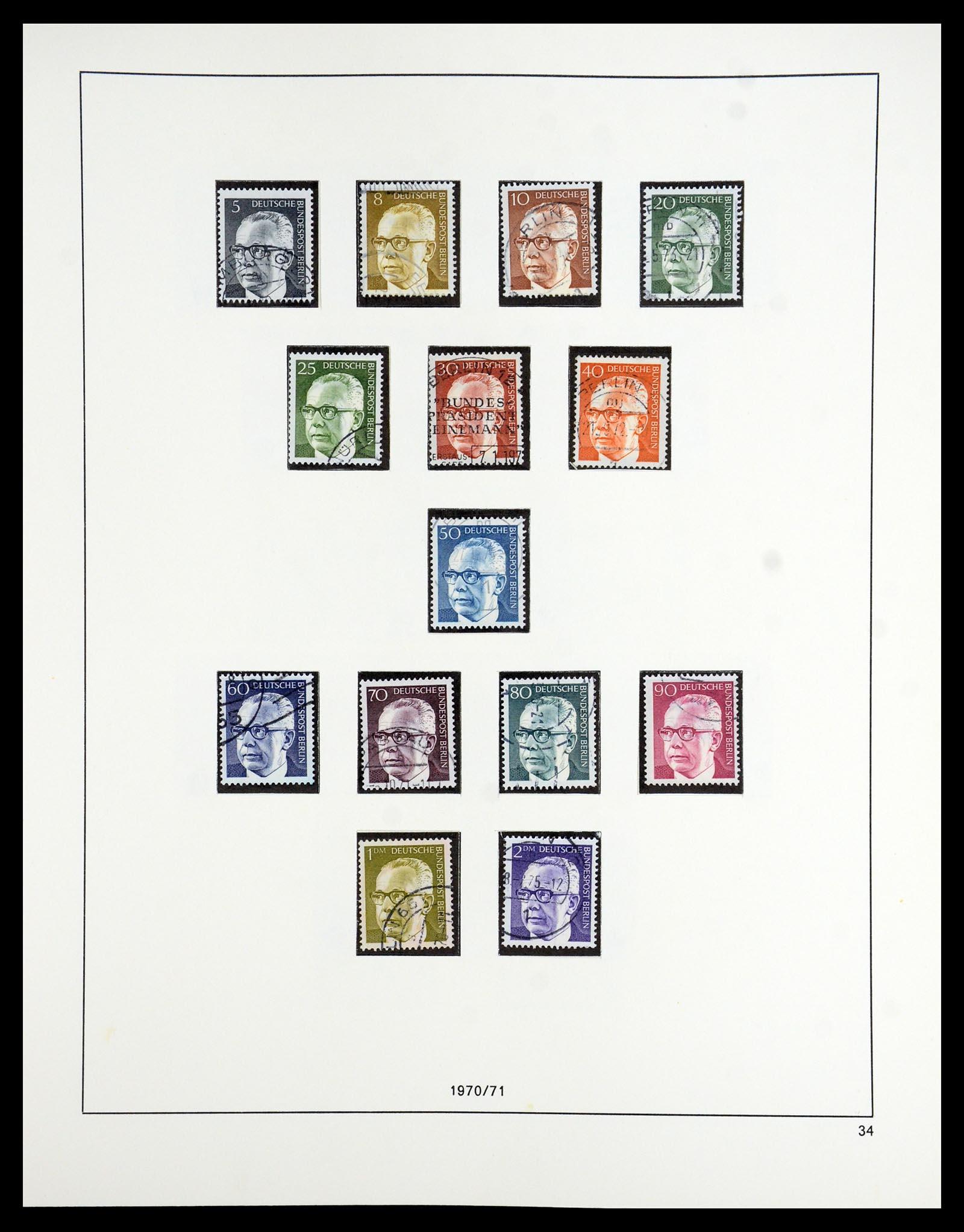 35766 034 - Postzegelverzameling 35766 Berlijn 1948-1990.