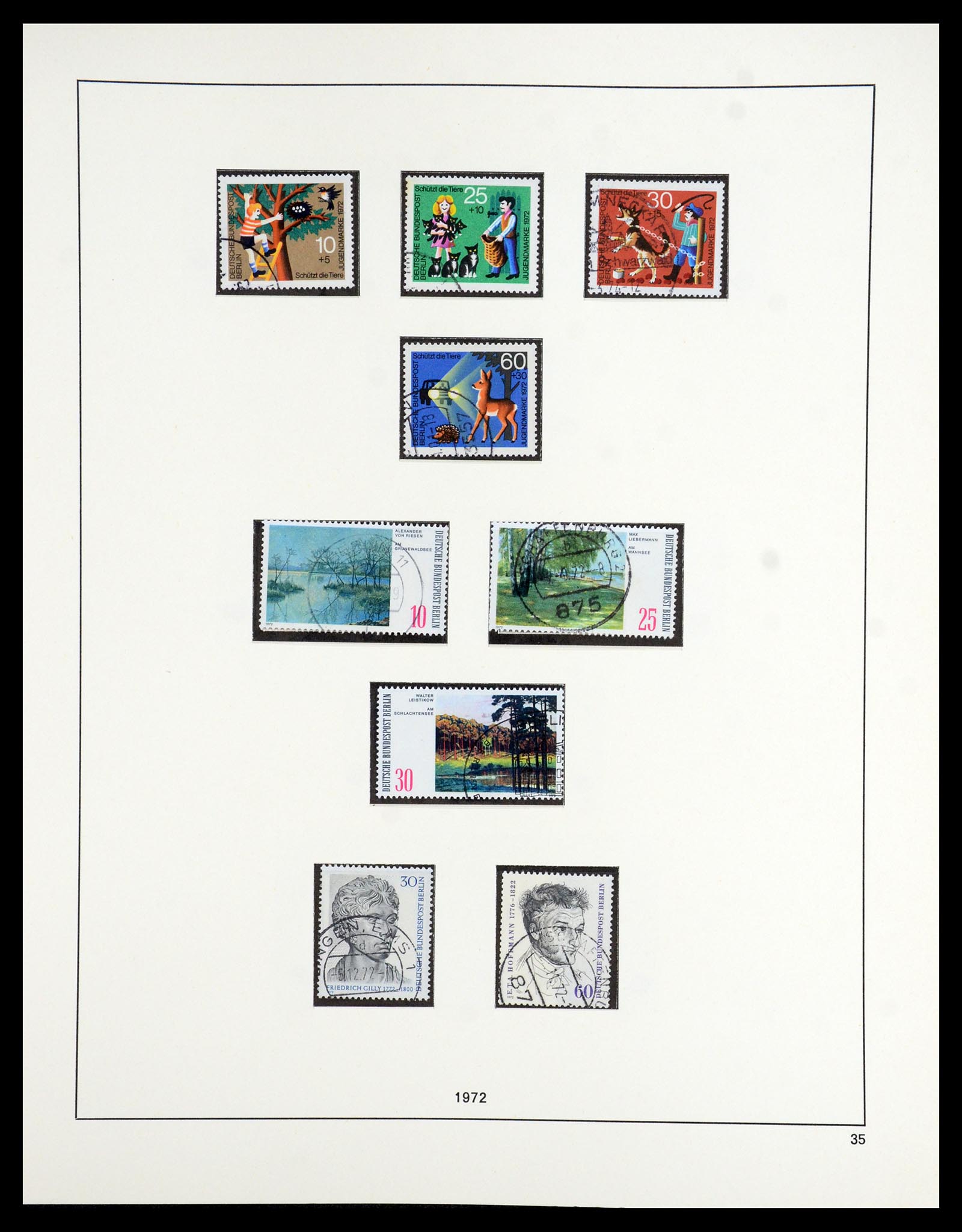 35766 035 - Postzegelverzameling 35766 Berlijn 1948-1990.
