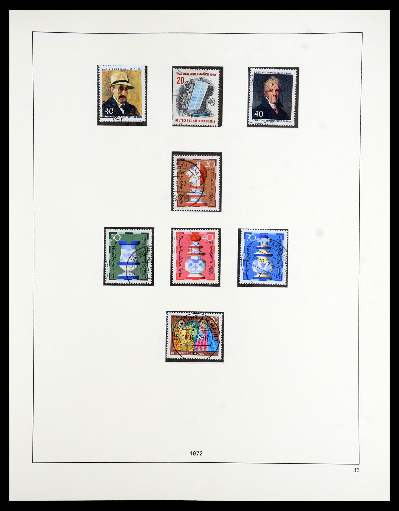 35766 036 - Postzegelverzameling 35766 Berlijn 1948-1990.