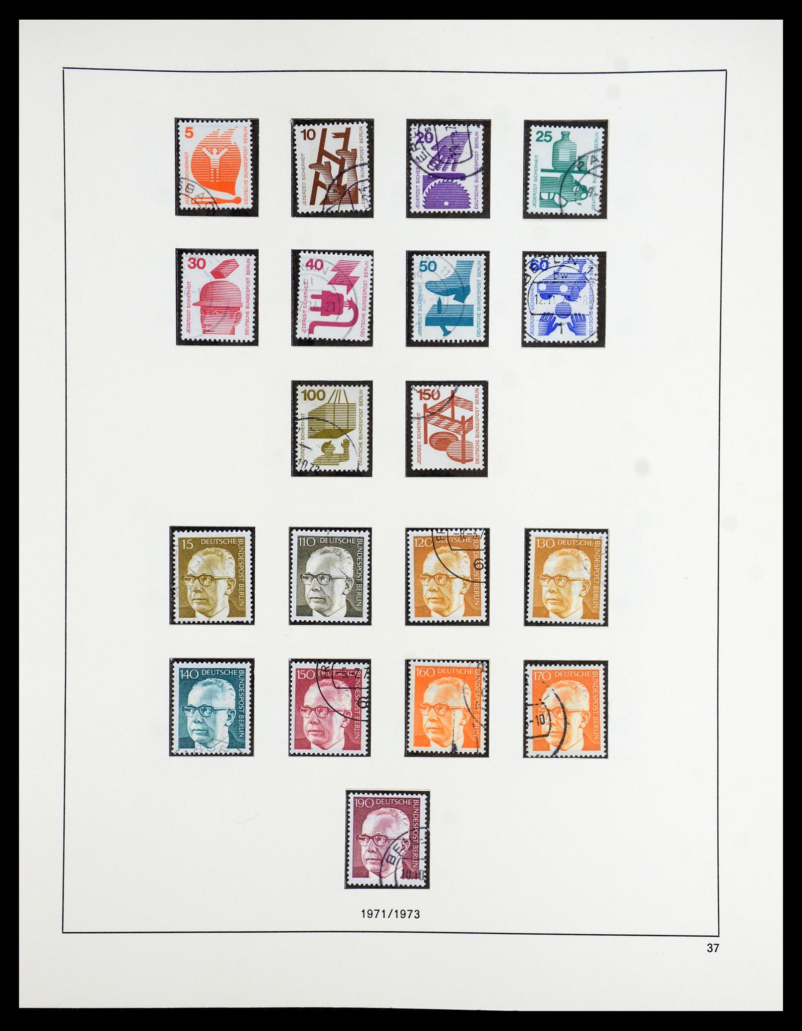 35766 037 - Postzegelverzameling 35766 Berlijn 1948-1990.