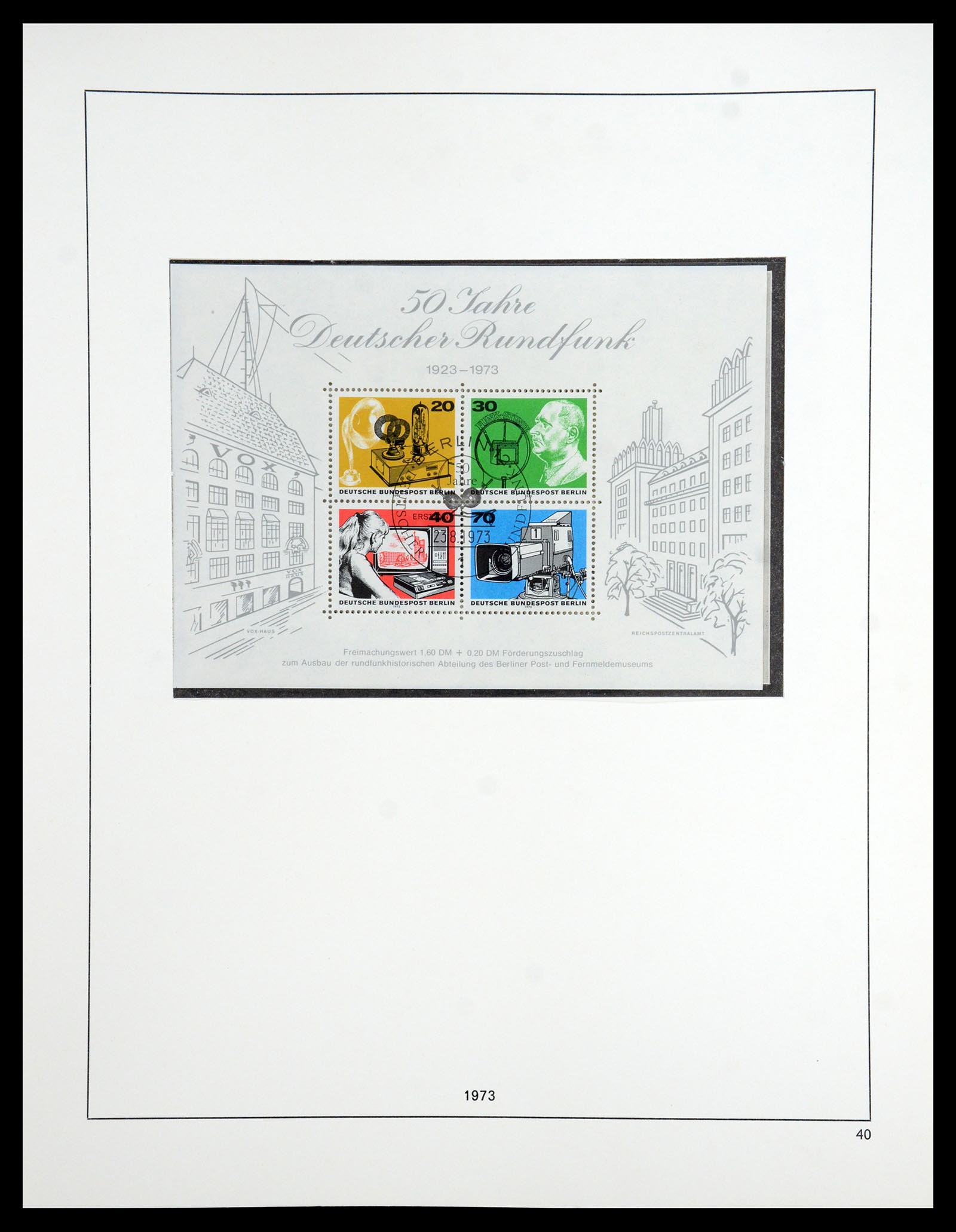 35766 040 - Postzegelverzameling 35766 Berlijn 1948-1990.