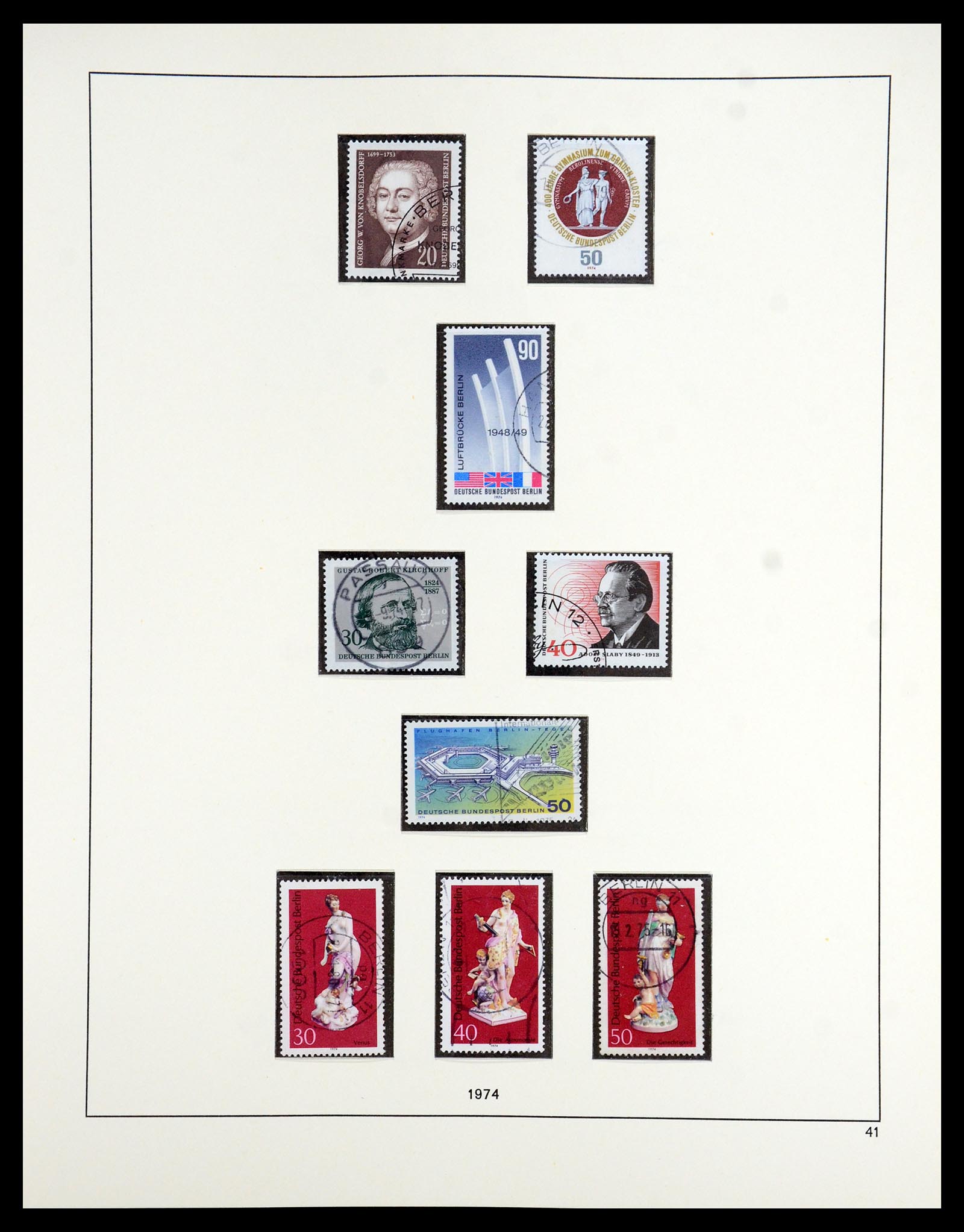 35766 041 - Postzegelverzameling 35766 Berlijn 1948-1990.