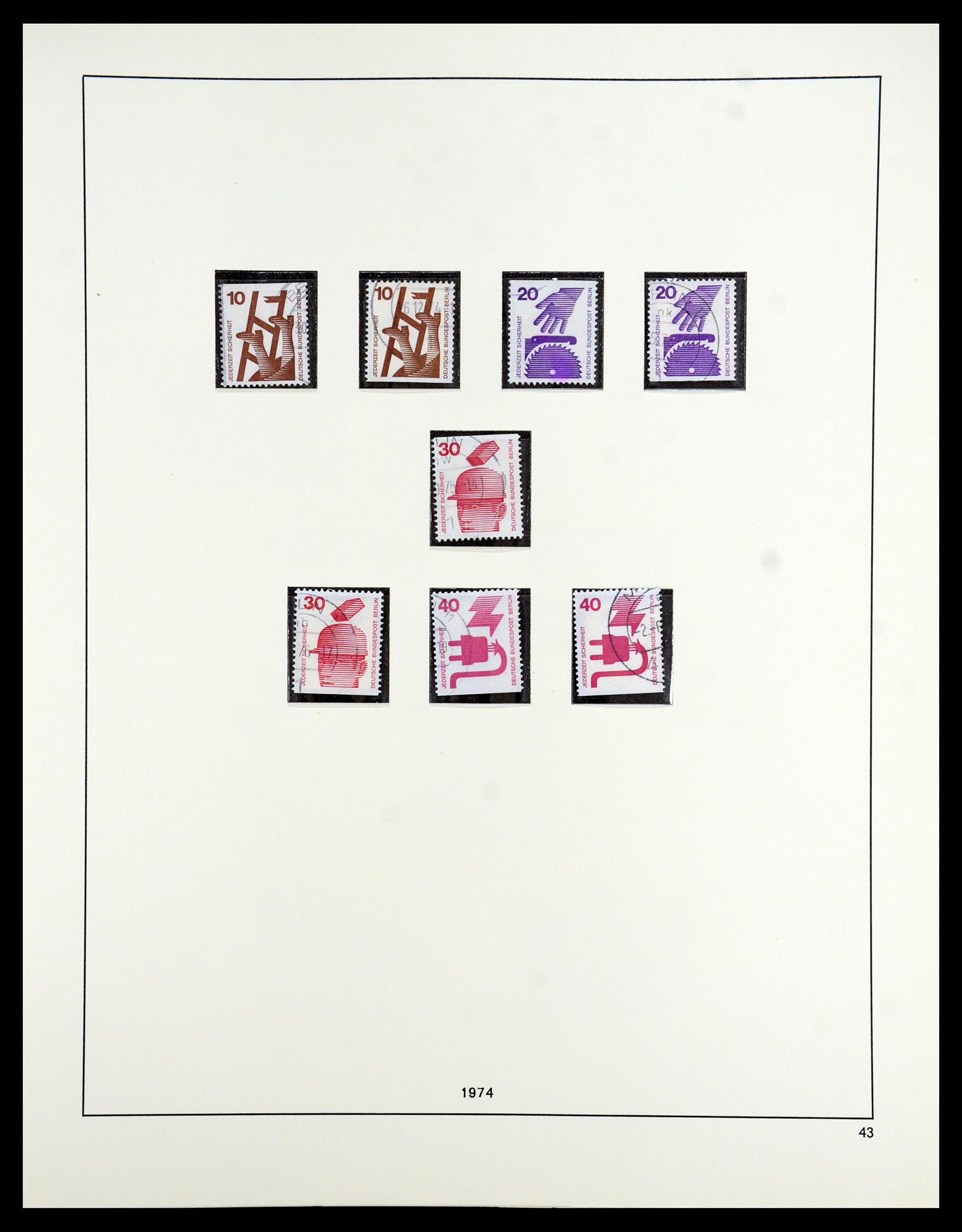35766 043 - Postzegelverzameling 35766 Berlijn 1948-1990.