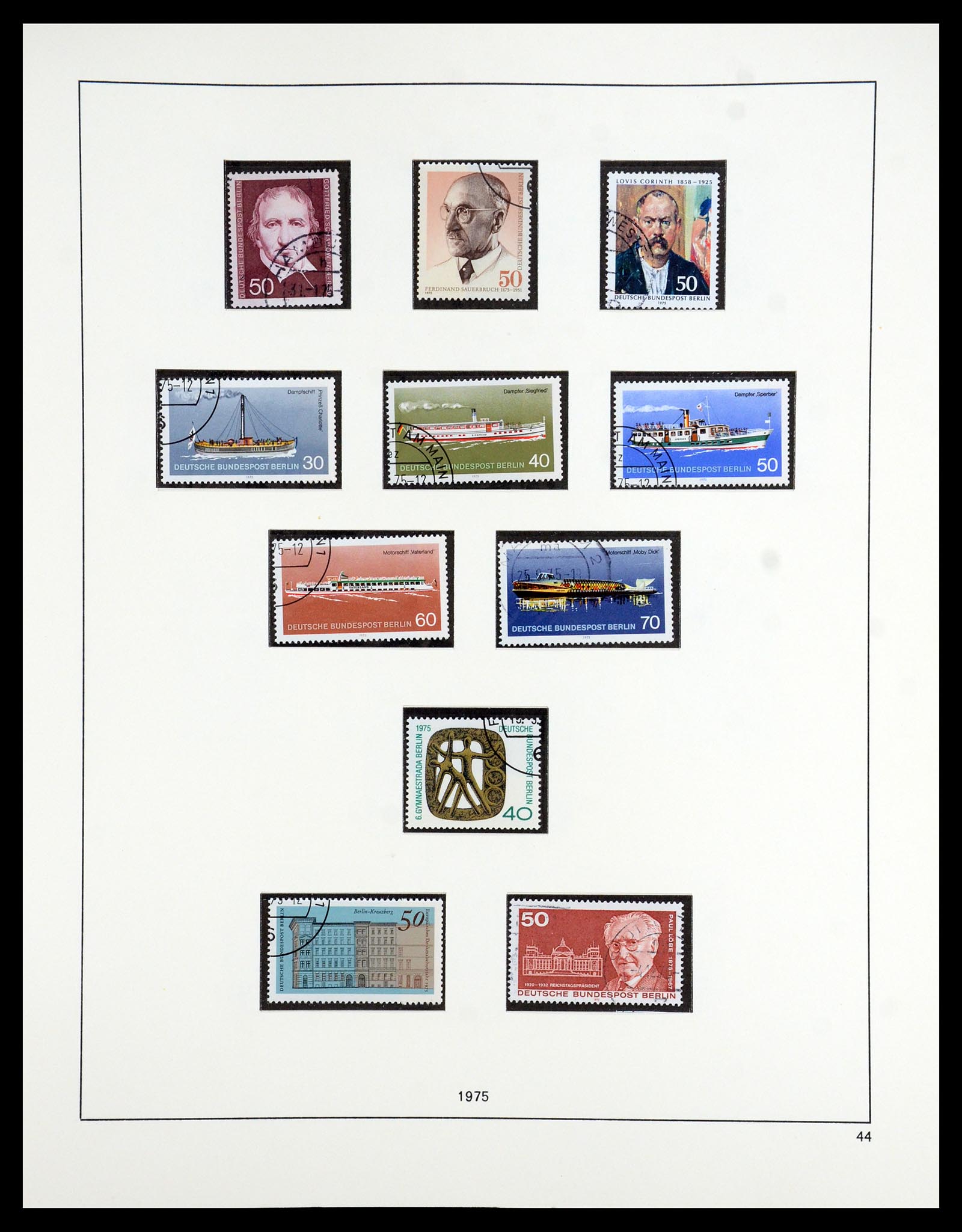 35766 044 - Postzegelverzameling 35766 Berlijn 1948-1990.