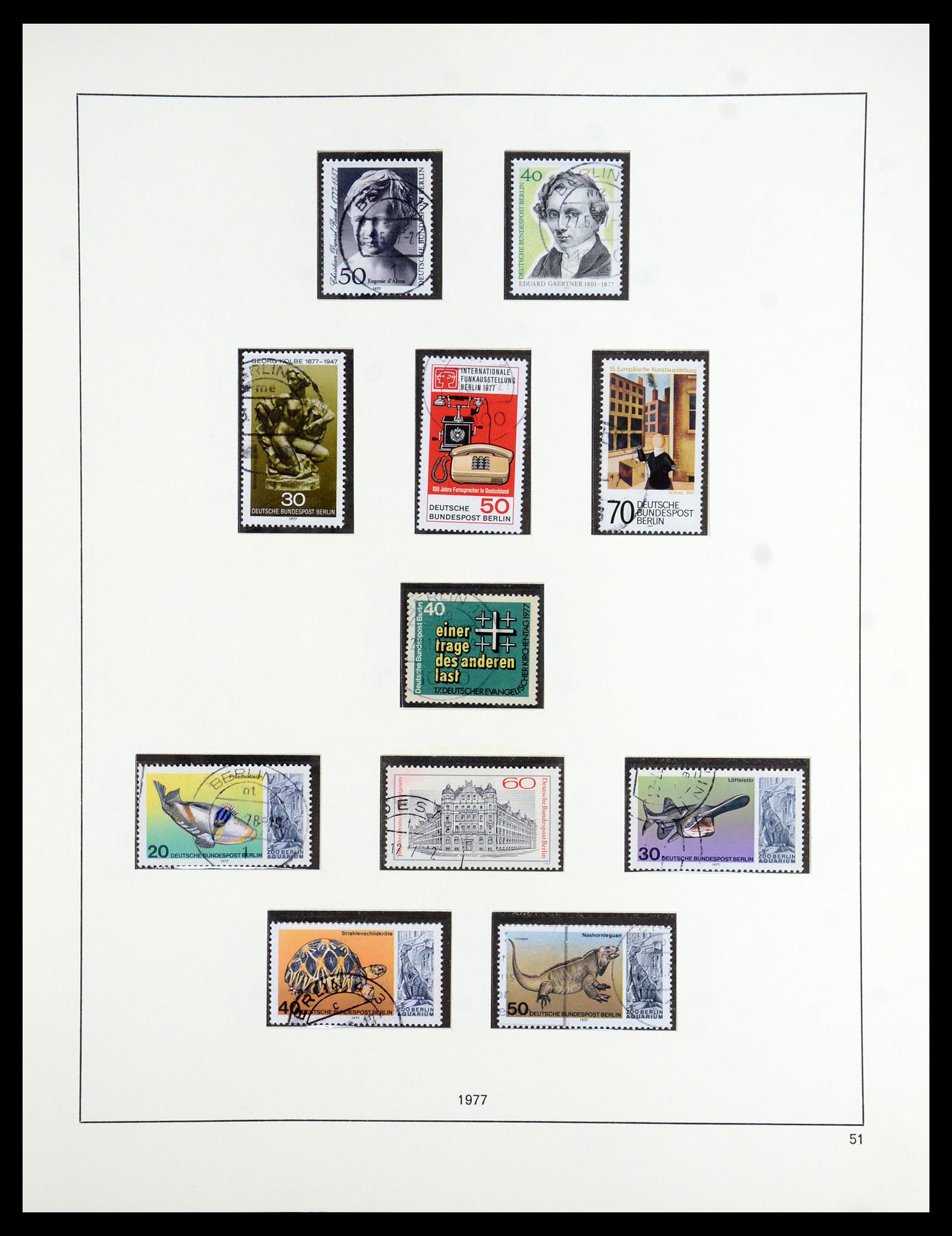 35766 051 - Postzegelverzameling 35766 Berlijn 1948-1990.