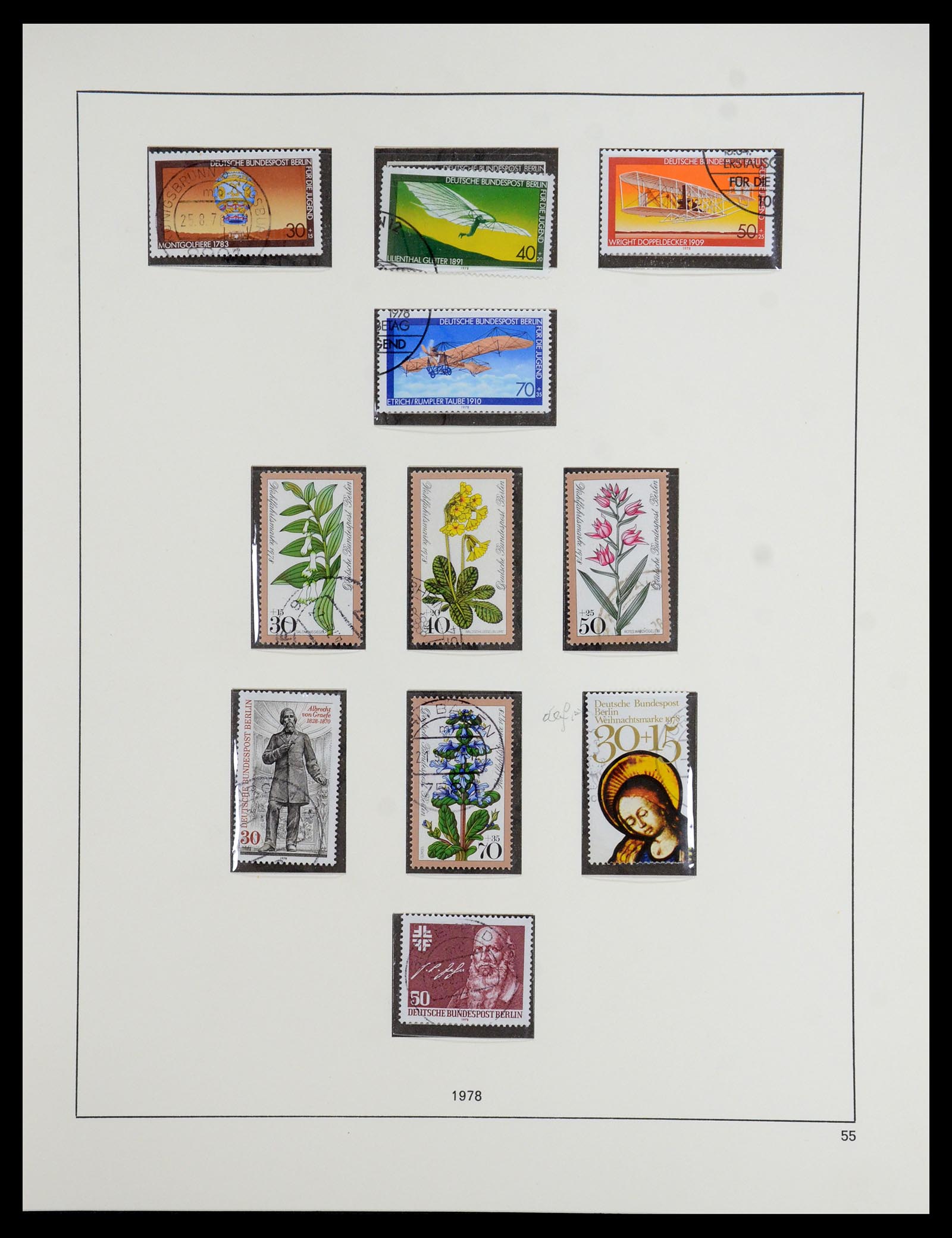 35766 055 - Postzegelverzameling 35766 Berlijn 1948-1990.