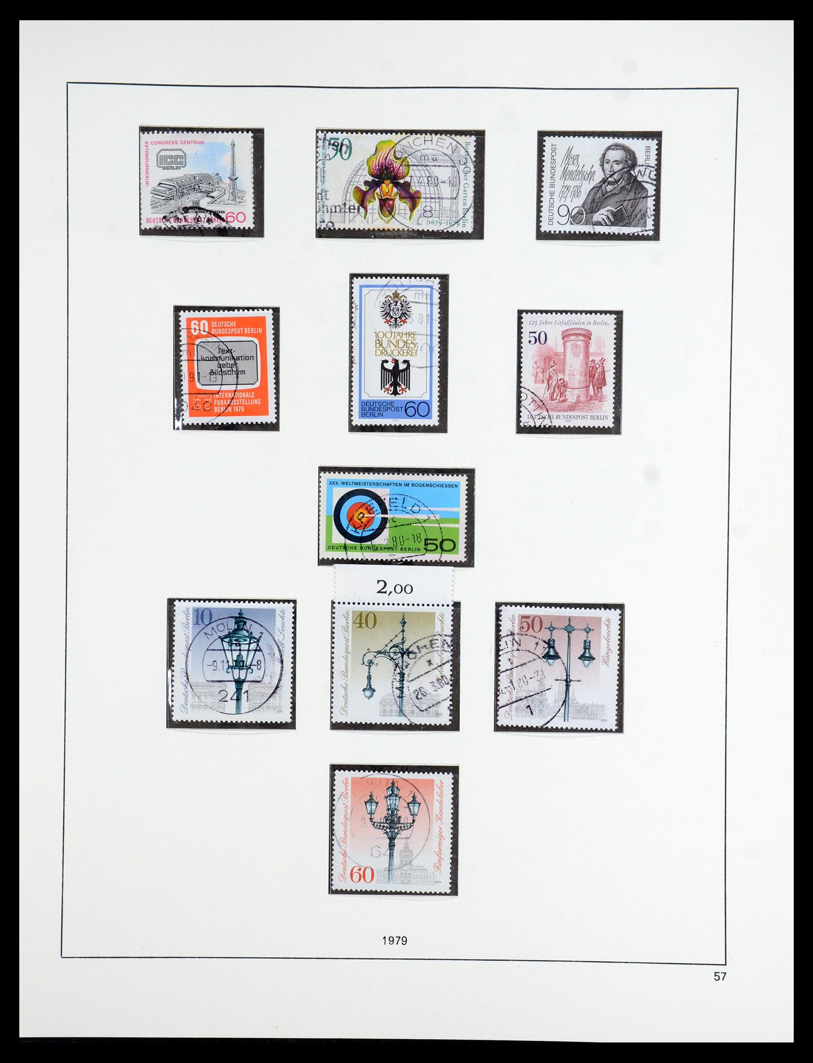 35766 057 - Postzegelverzameling 35766 Berlijn 1948-1990.