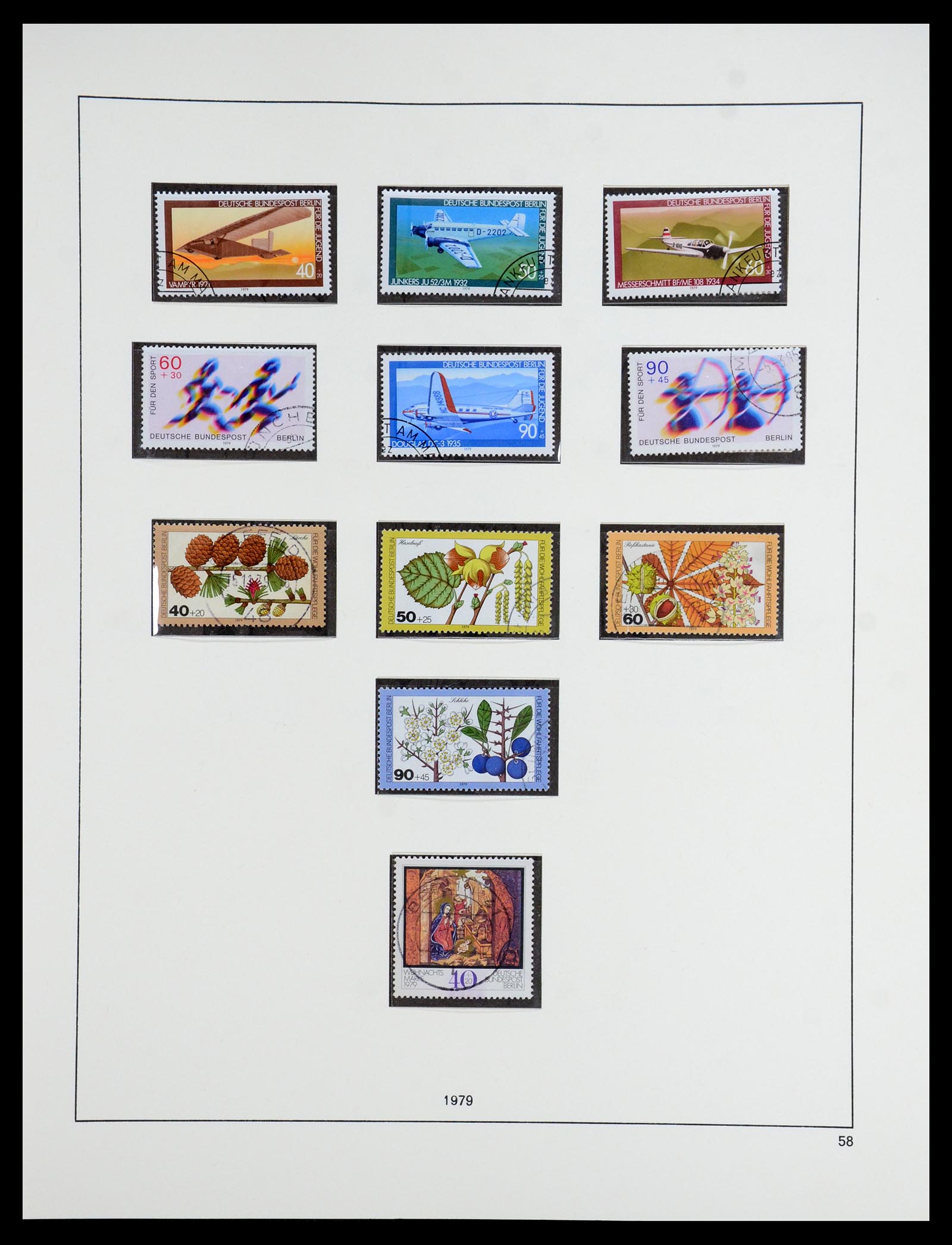 35766 058 - Postzegelverzameling 35766 Berlijn 1948-1990.