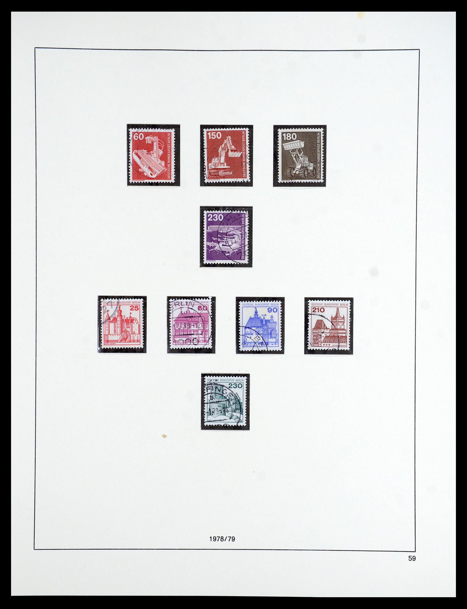 35766 059 - Postzegelverzameling 35766 Berlijn 1948-1990.
