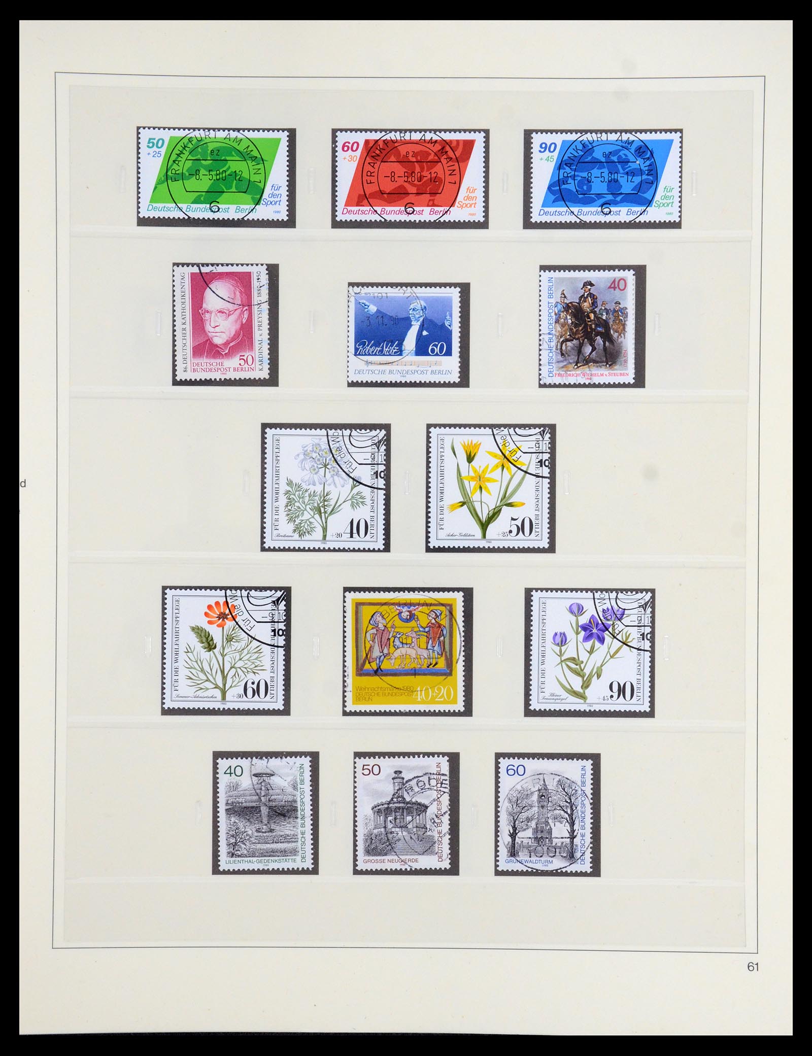 35766 061 - Postzegelverzameling 35766 Berlijn 1948-1990.