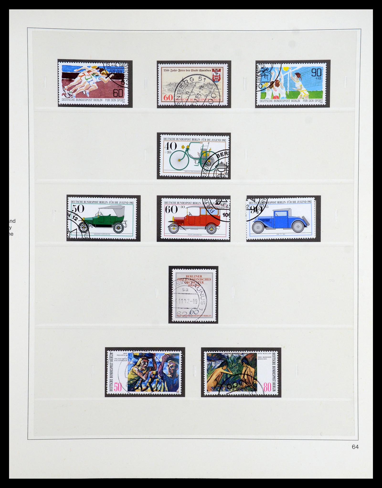 35766 064 - Postzegelverzameling 35766 Berlijn 1948-1990.