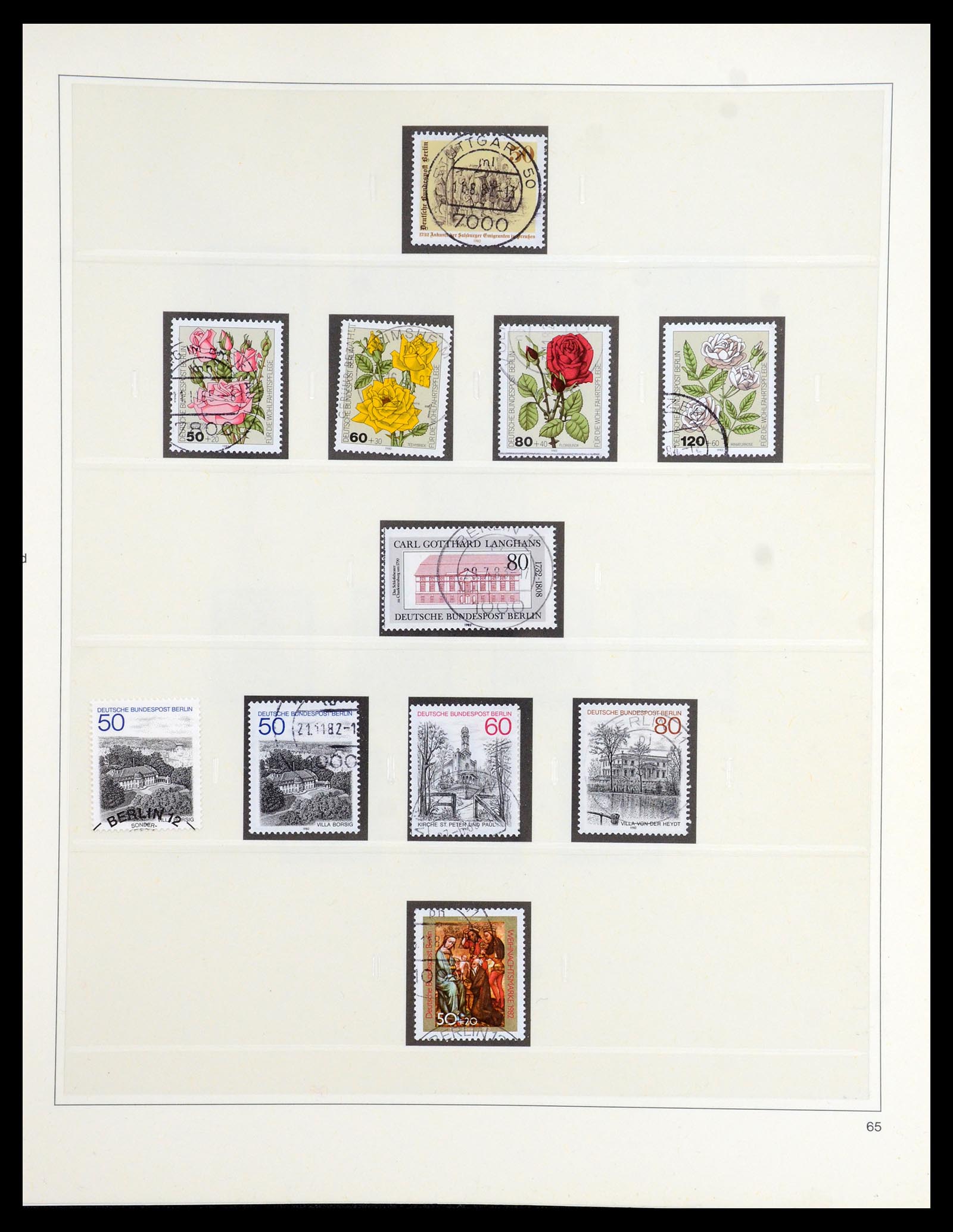 35766 065 - Postzegelverzameling 35766 Berlijn 1948-1990.