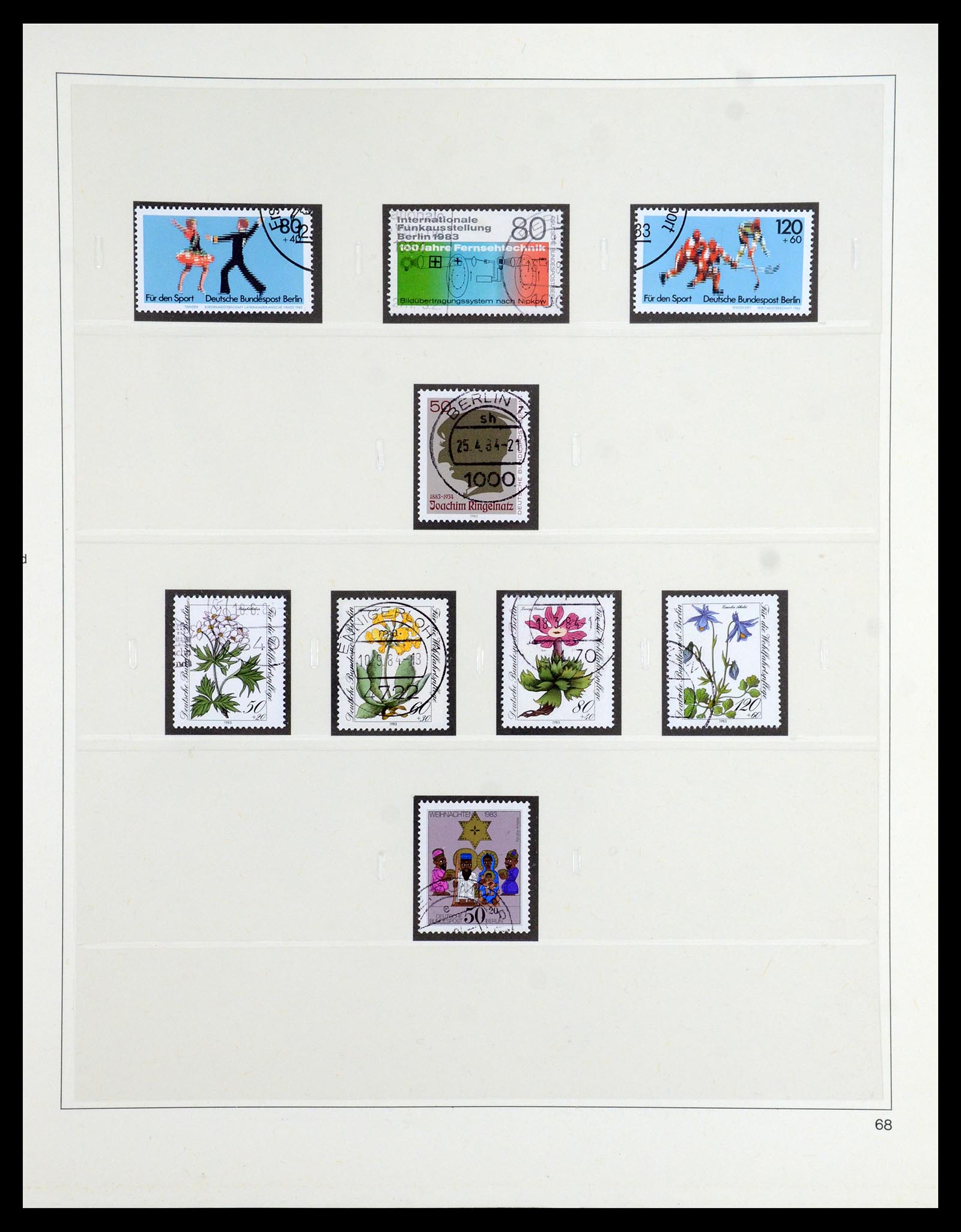 35766 068 - Postzegelverzameling 35766 Berlijn 1948-1990.