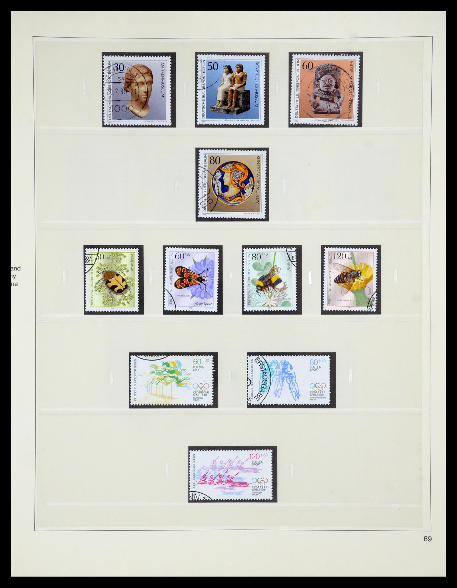 35766 069 - Postzegelverzameling 35766 Berlijn 1948-1990.