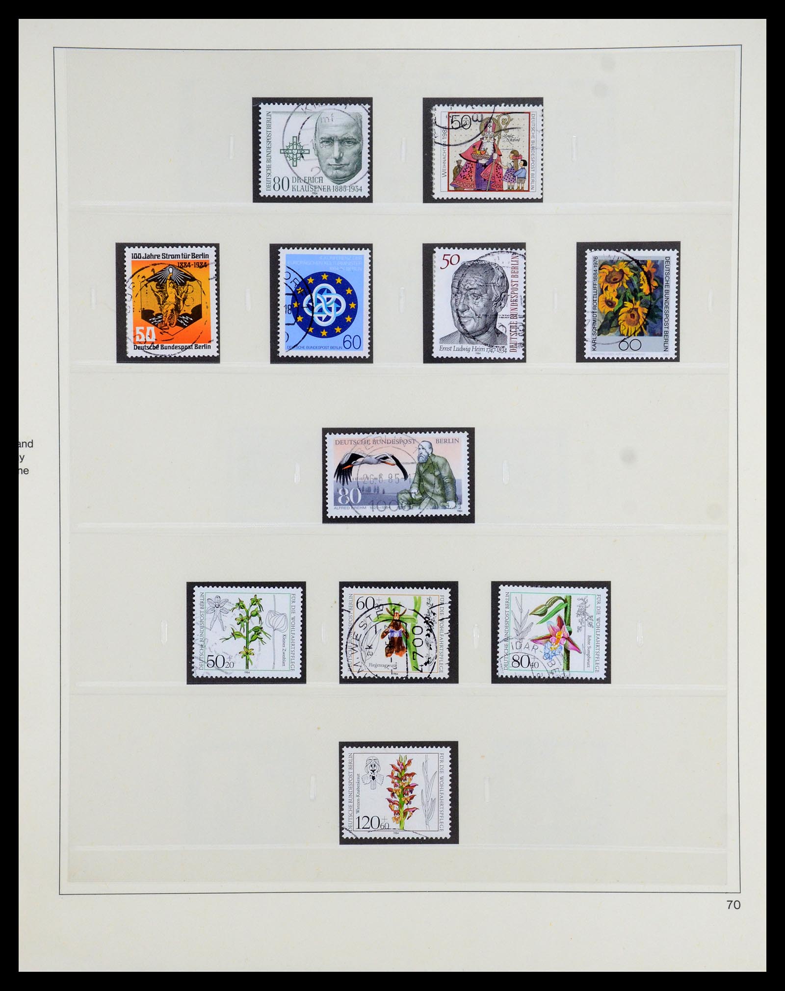 35766 070 - Postzegelverzameling 35766 Berlijn 1948-1990.