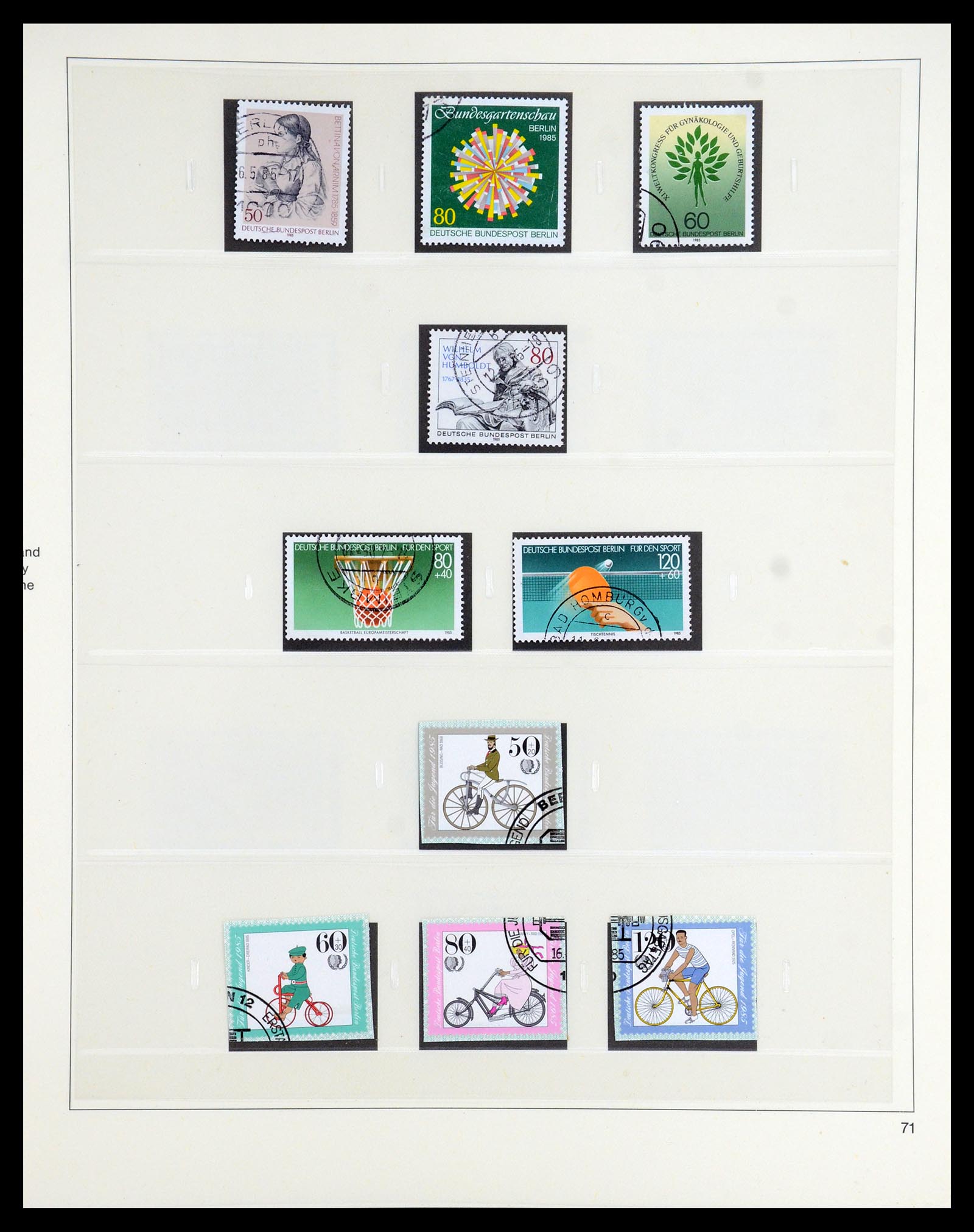 35766 071 - Postzegelverzameling 35766 Berlijn 1948-1990.