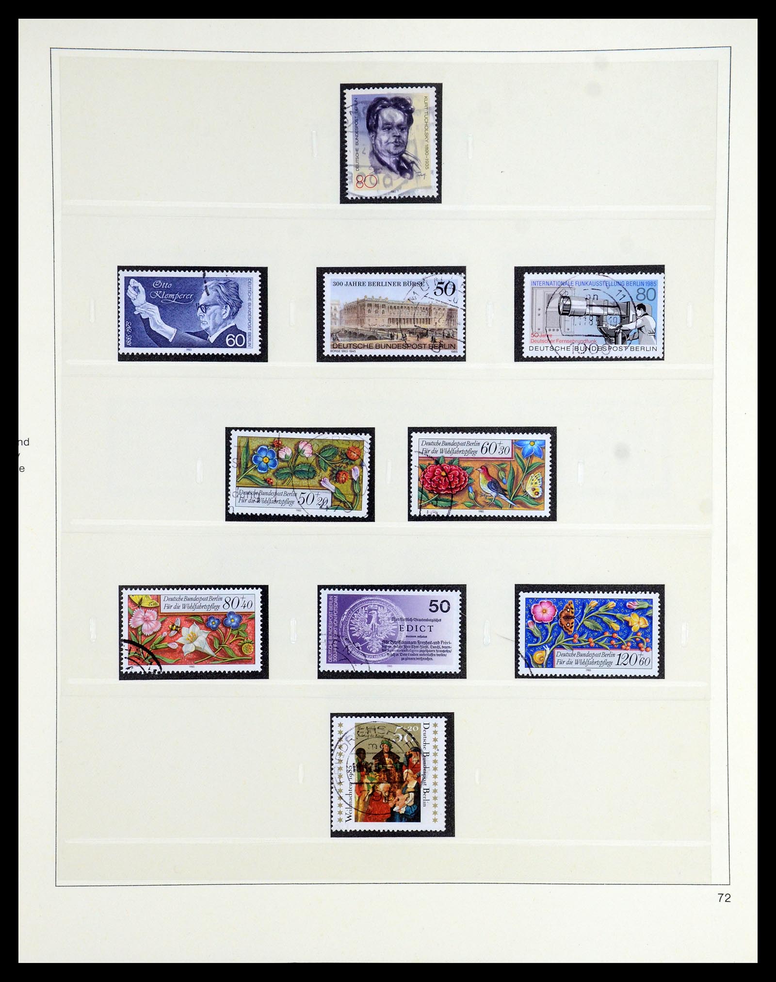 35766 072 - Postzegelverzameling 35766 Berlijn 1948-1990.