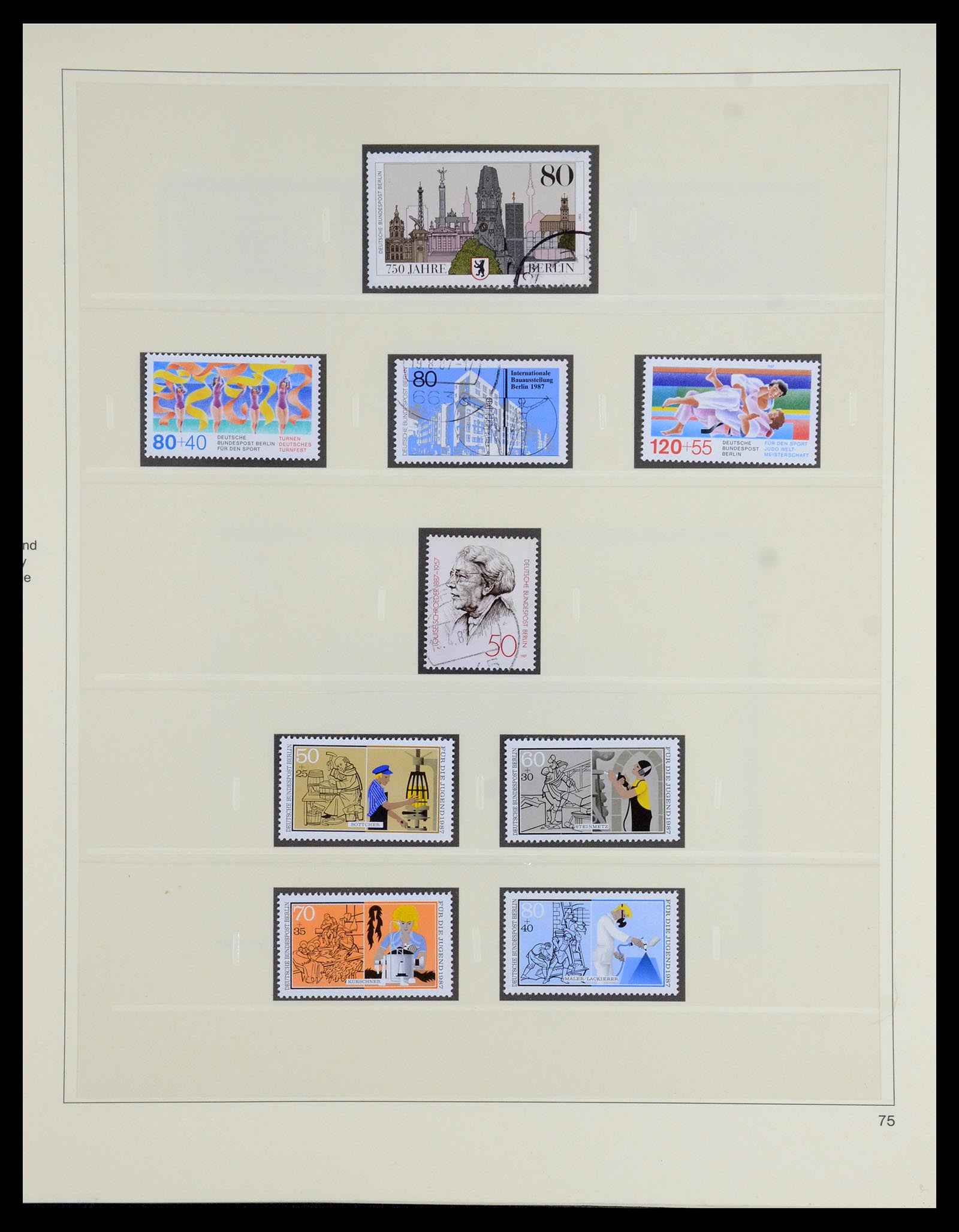 35766 075 - Postzegelverzameling 35766 Berlijn 1948-1990.