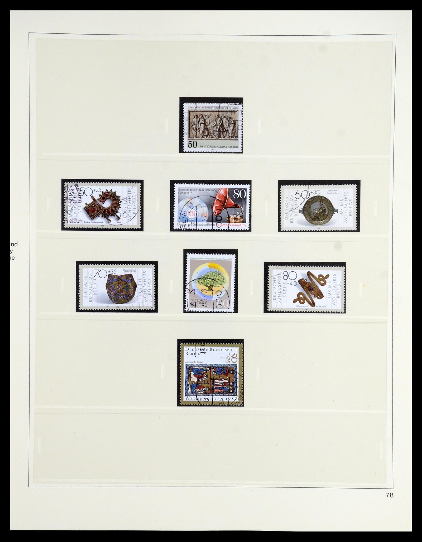 35766 078 - Postzegelverzameling 35766 Berlijn 1948-1990.