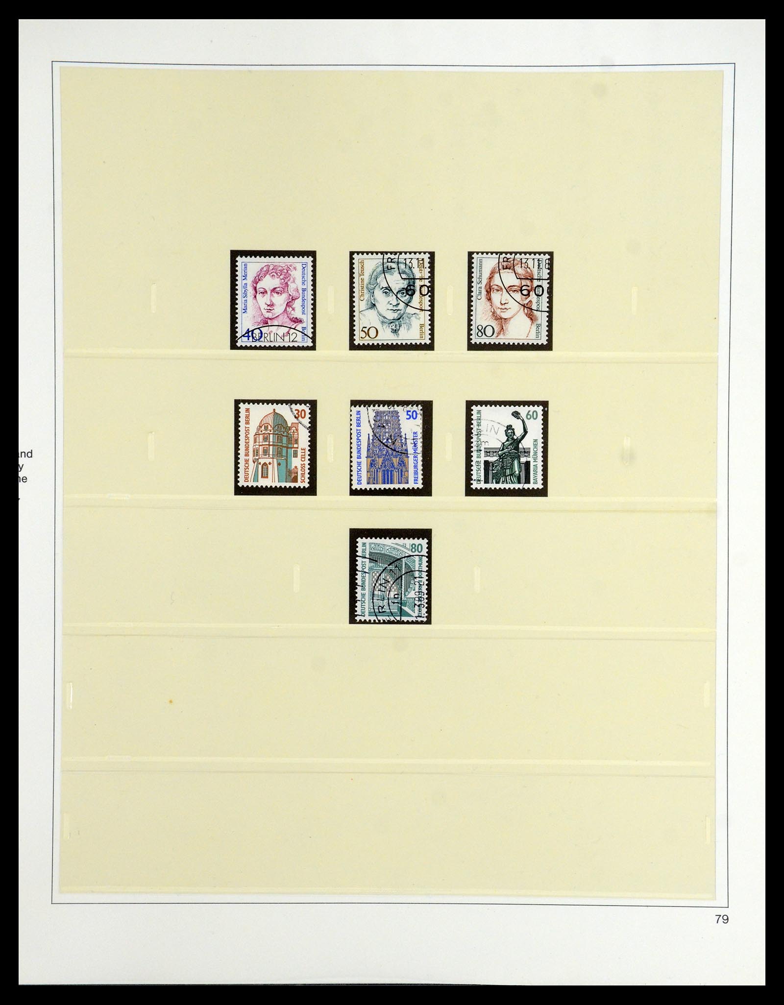 35766 079 - Postzegelverzameling 35766 Berlijn 1948-1990.