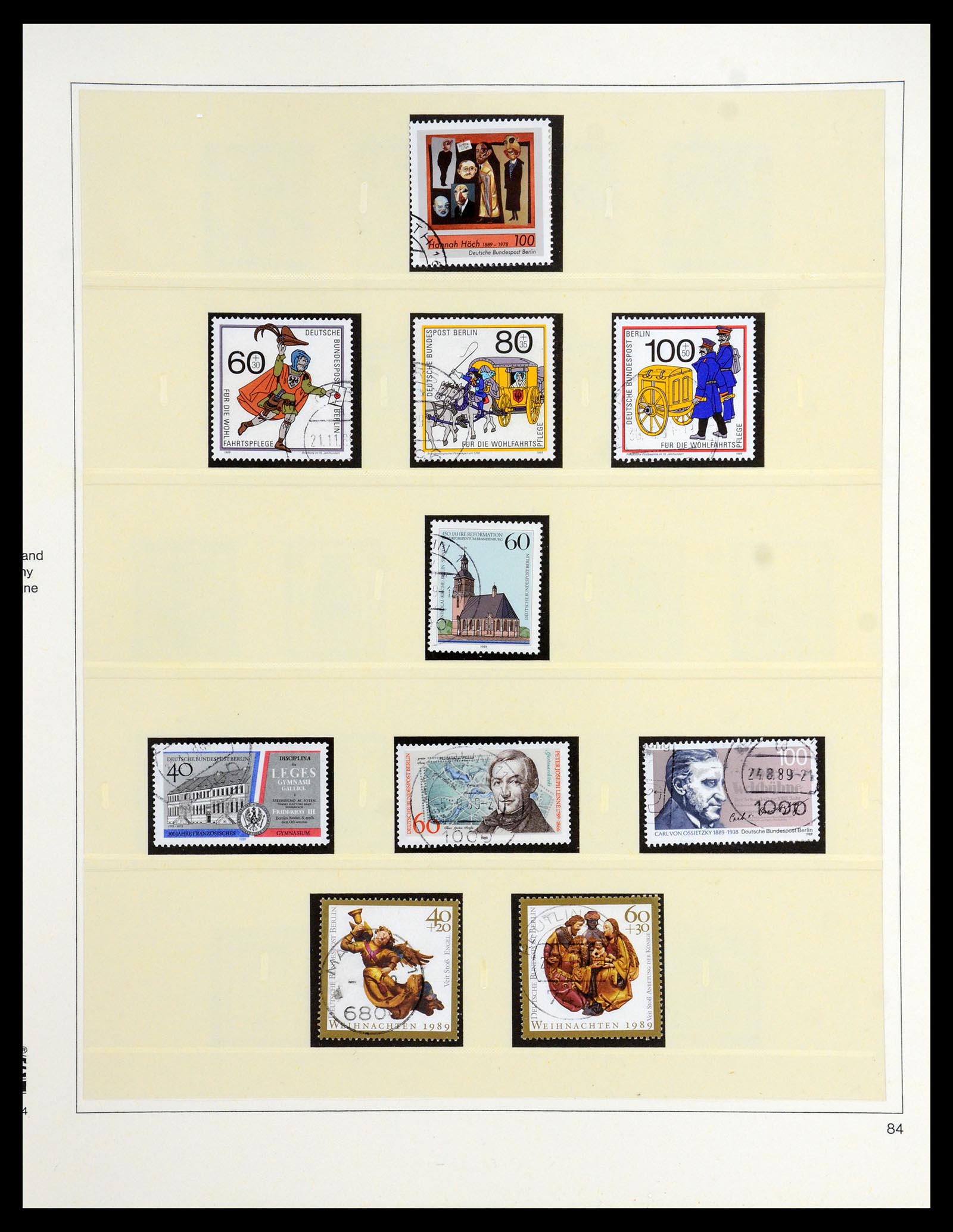 35766 084 - Postzegelverzameling 35766 Berlijn 1948-1990.