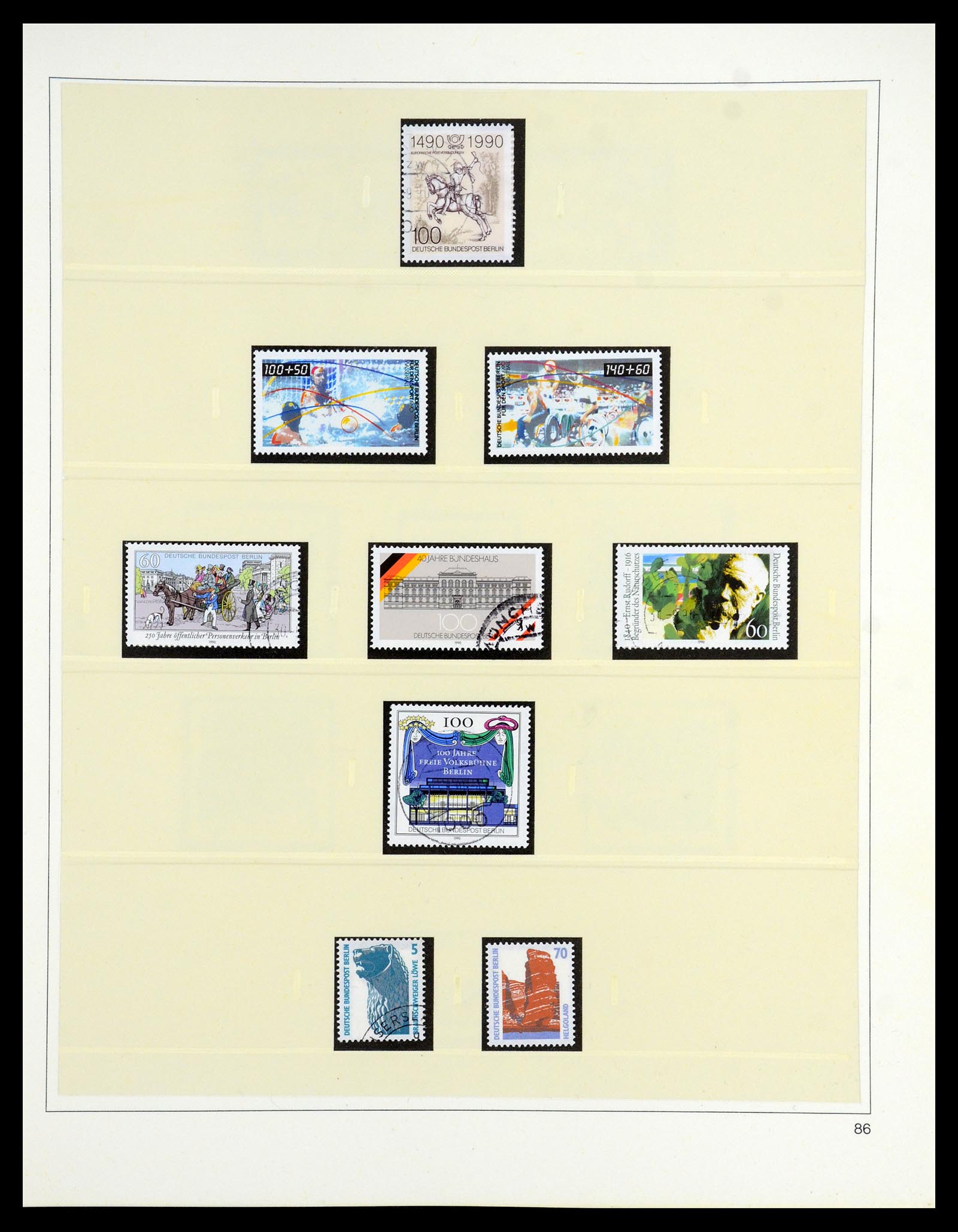 35766 087 - Postzegelverzameling 35766 Berlijn 1948-1990.