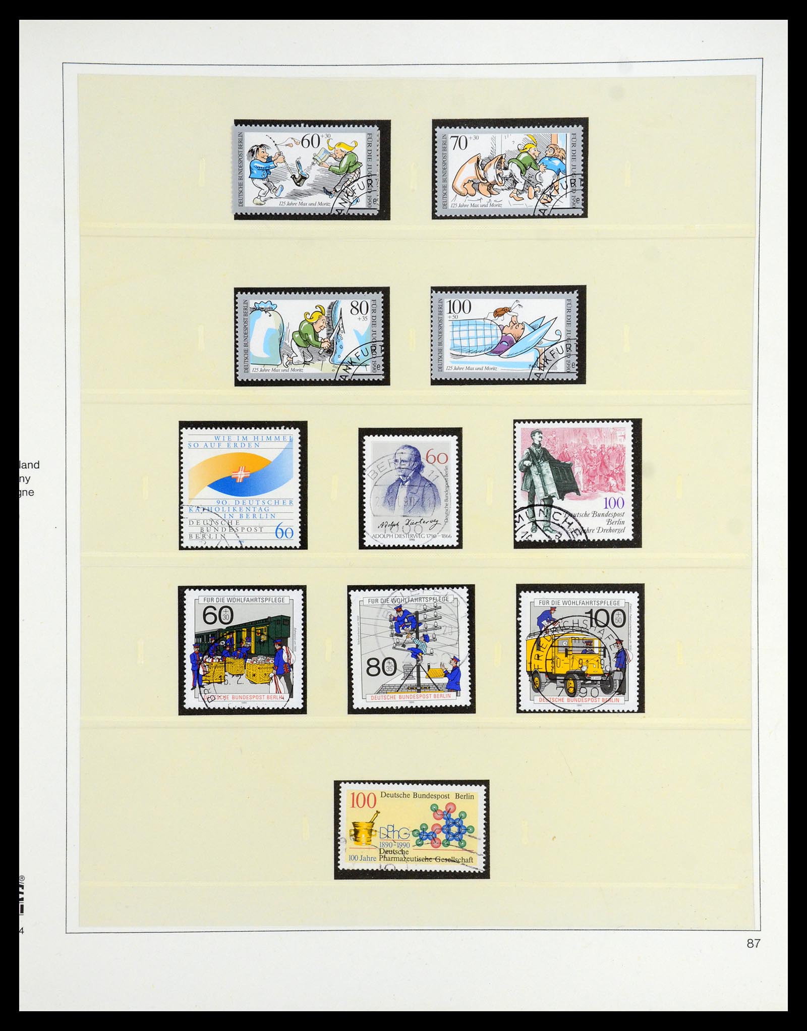 35766 088 - Postzegelverzameling 35766 Berlijn 1948-1990.