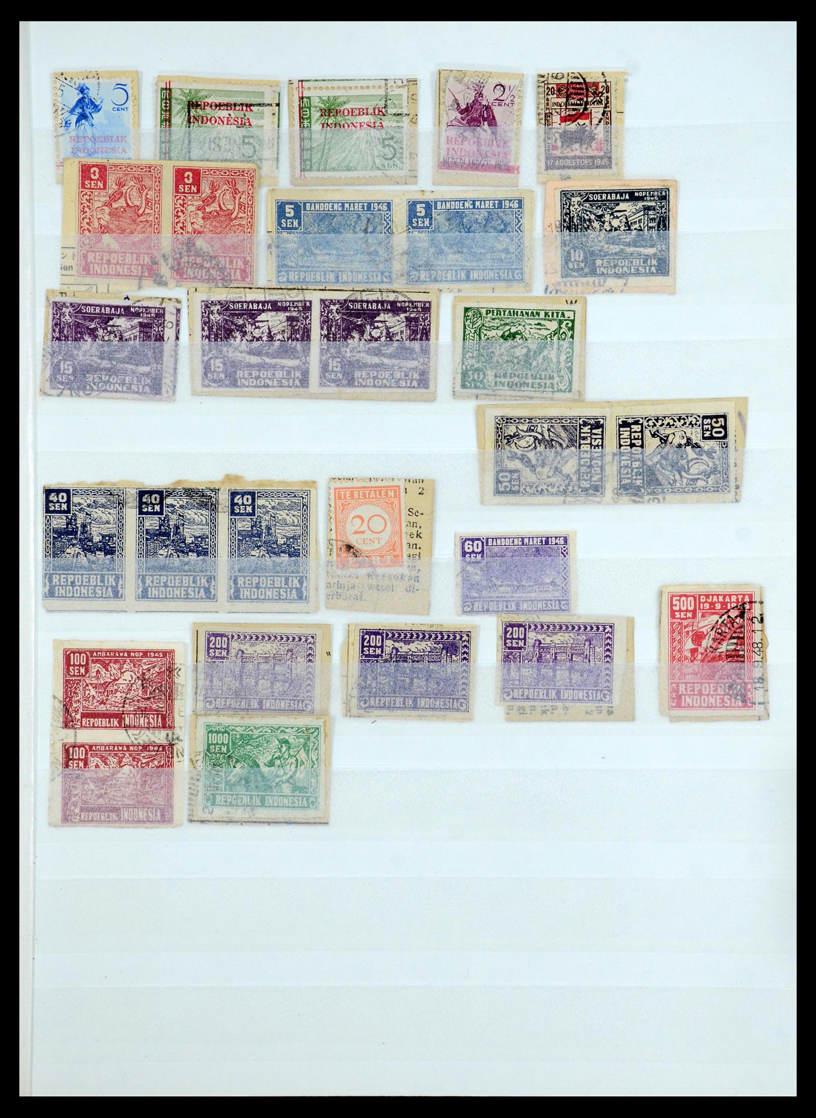 35767 010 - Stamp Collection 35767 Netherlands Indies Japanese occupation/interim 19