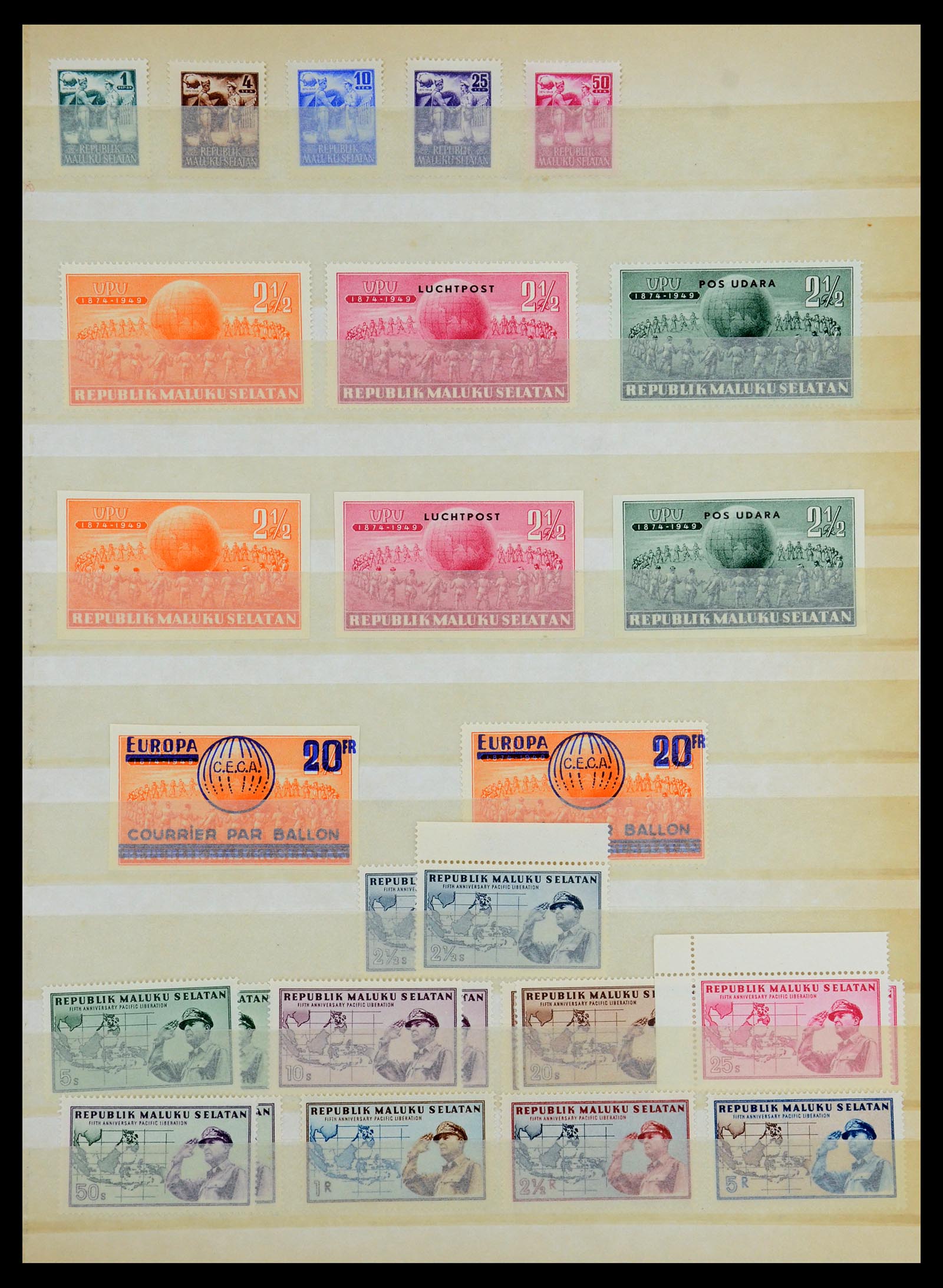 35767 026 - Stamp Collection 35767 Netherlands Indies Japanese occupation/interim 19